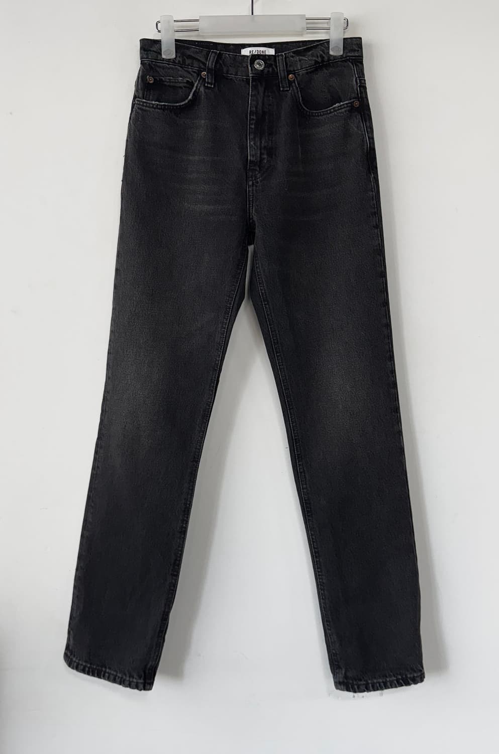 리던 70s 스트레이트 블랙 데님 진 (26) 상품이미지2