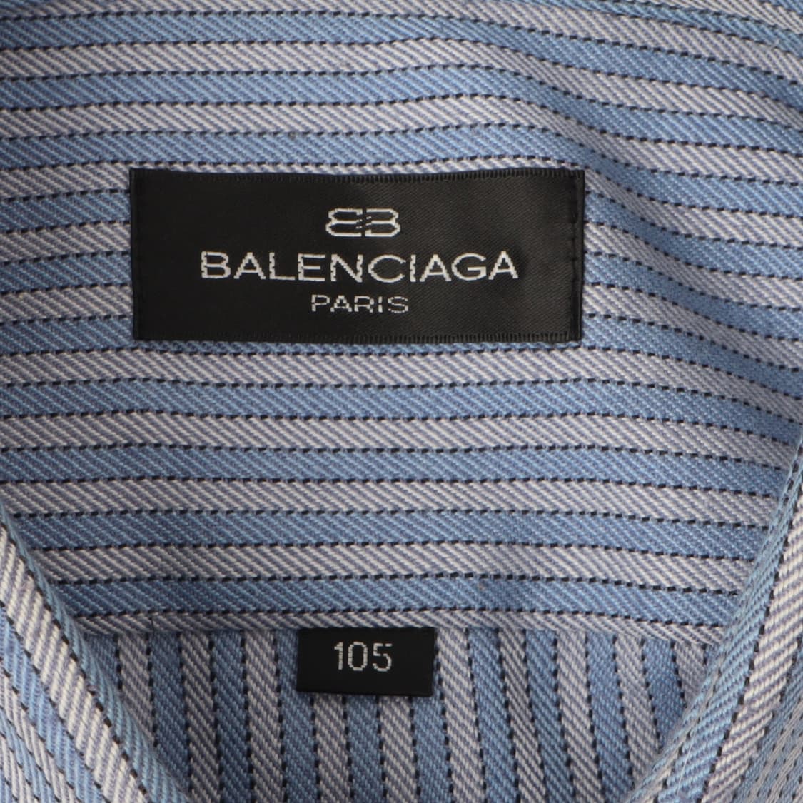 발렌시아가 포켓 로고 스트라이프 셔츠 상품이미지8