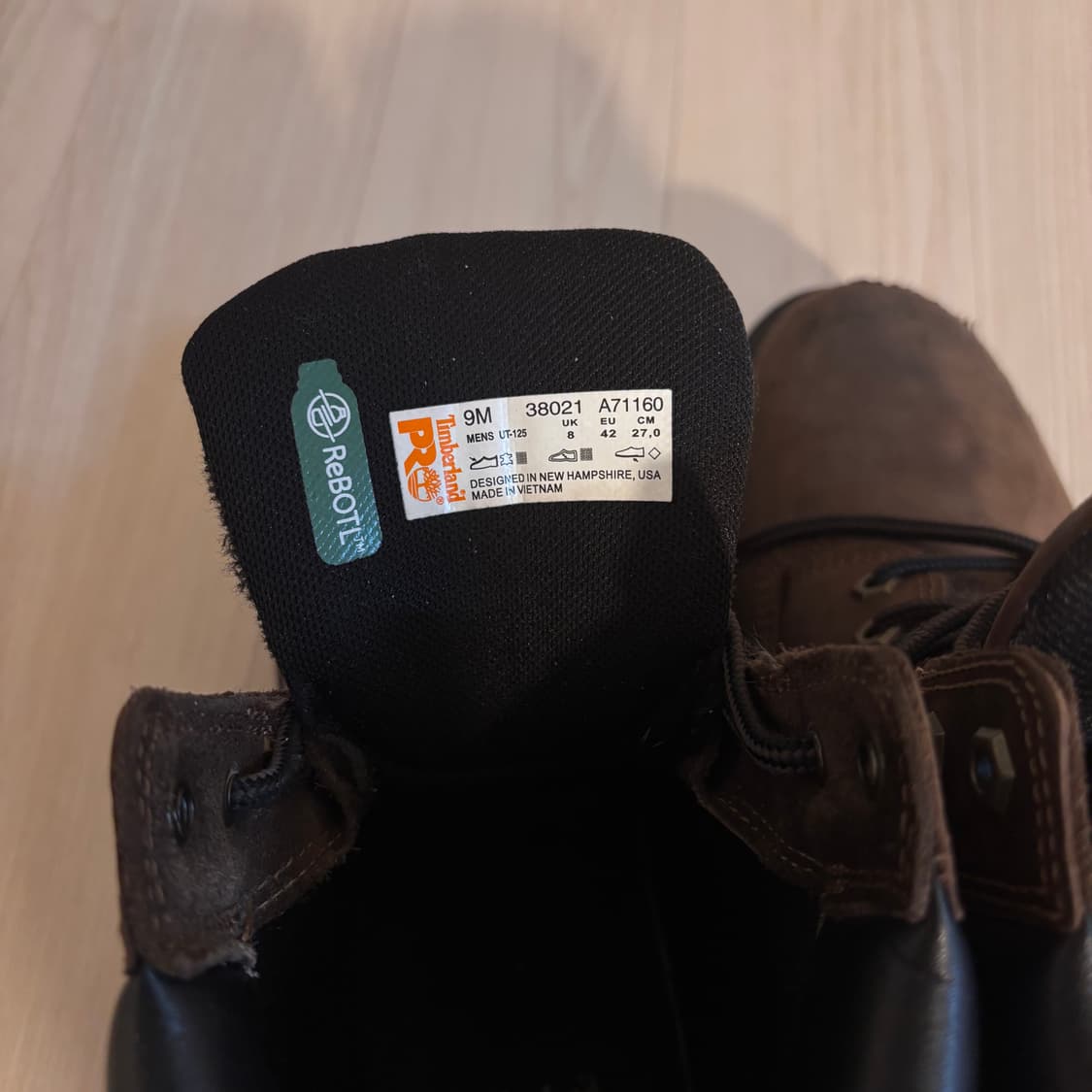 팀버랜드 프로 부츠 US9(270) 상품이미지4
