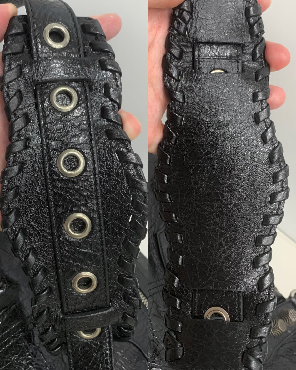 발렌시아가 르카골 미디엄 토트백 숄더백 블랙 레더 가방 미디움 상품이미지6