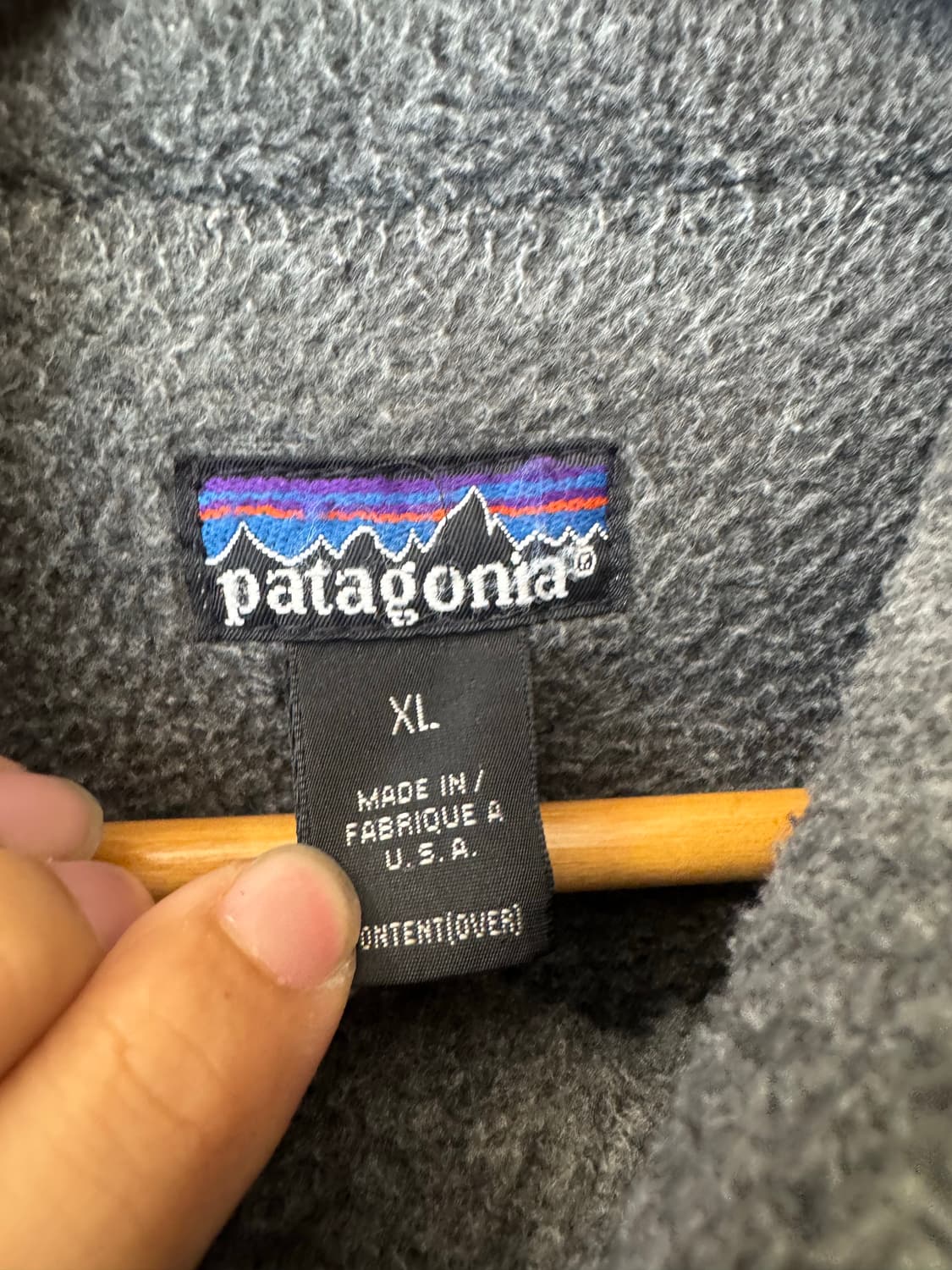 파타고니아 90s usa made 쉘드 신칠라 자켓 xl 상품이미지3