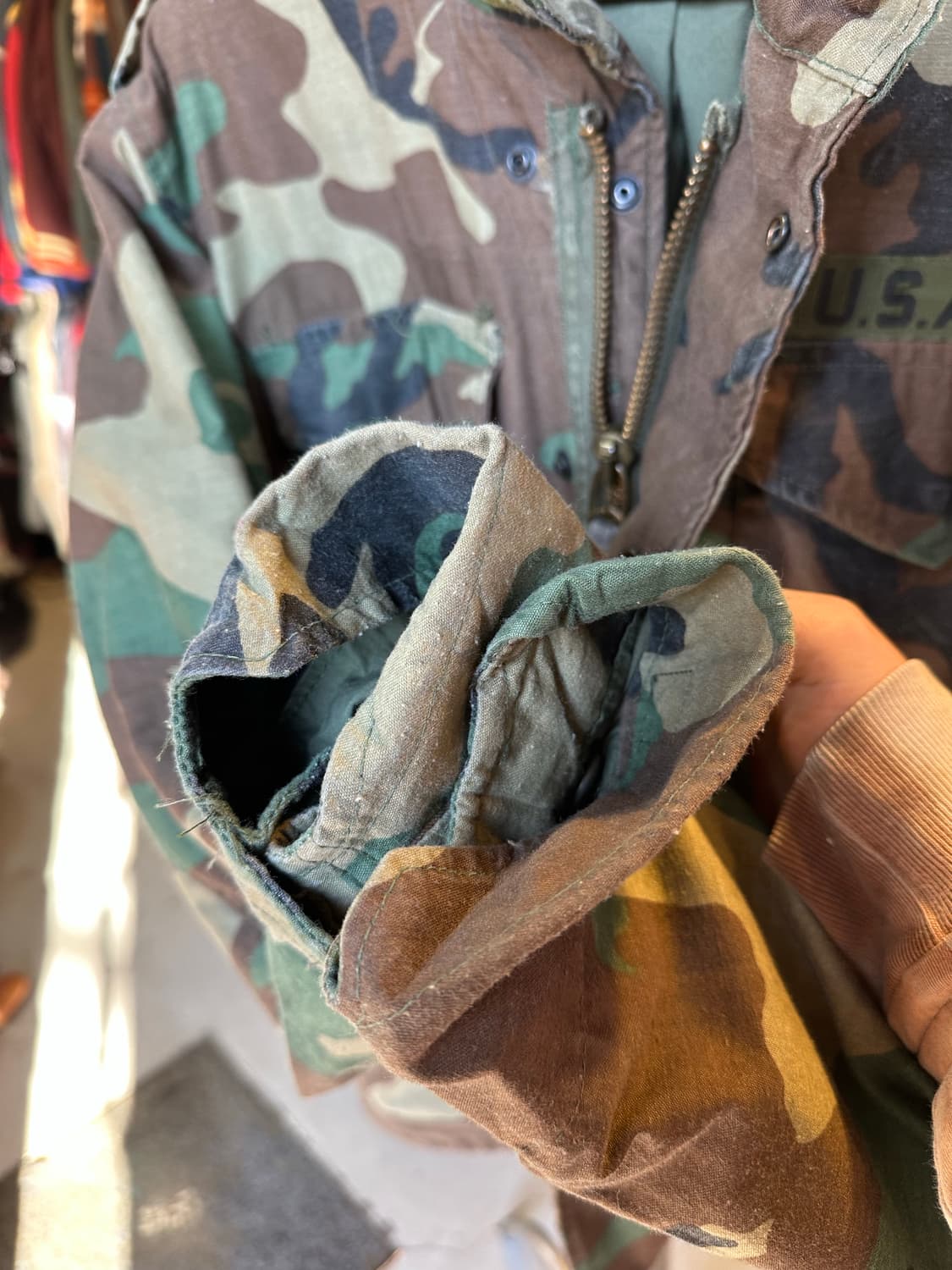 80s Us Army 우드랜드 m65필드자켓 S-R 상품이미지7