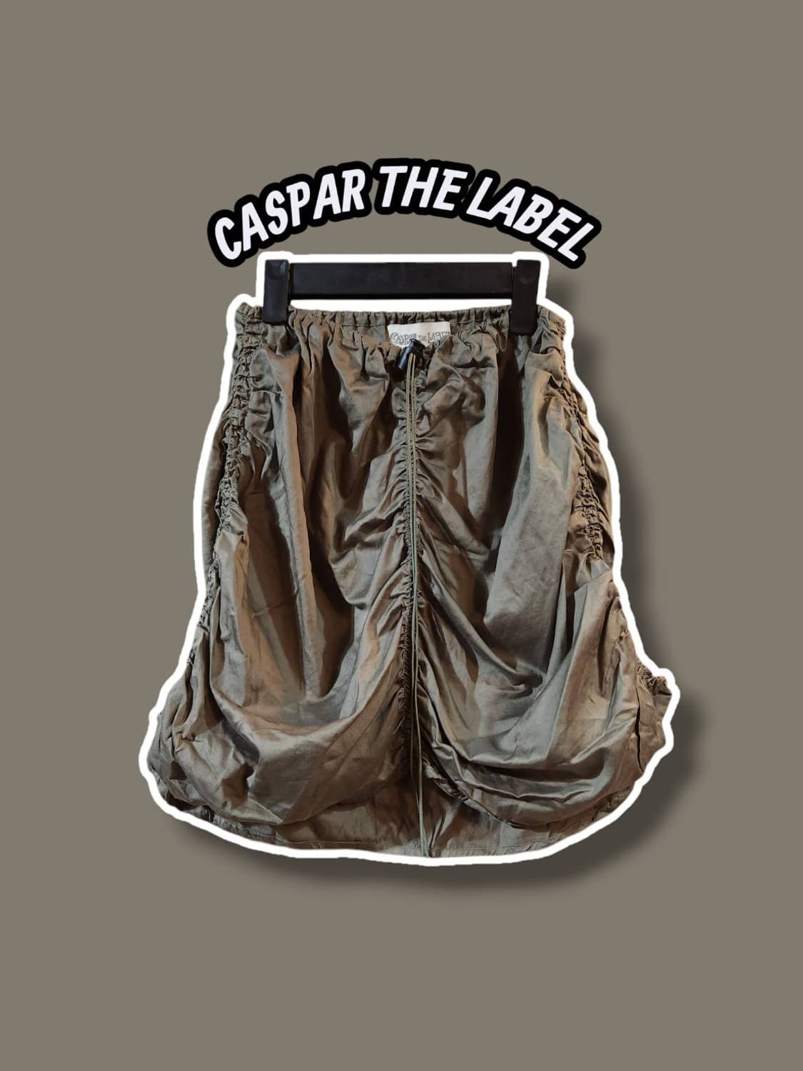 F/ CASPAR THE LABEL 카스파르더라벨 셔링 스커트 /0610 상품이미지1