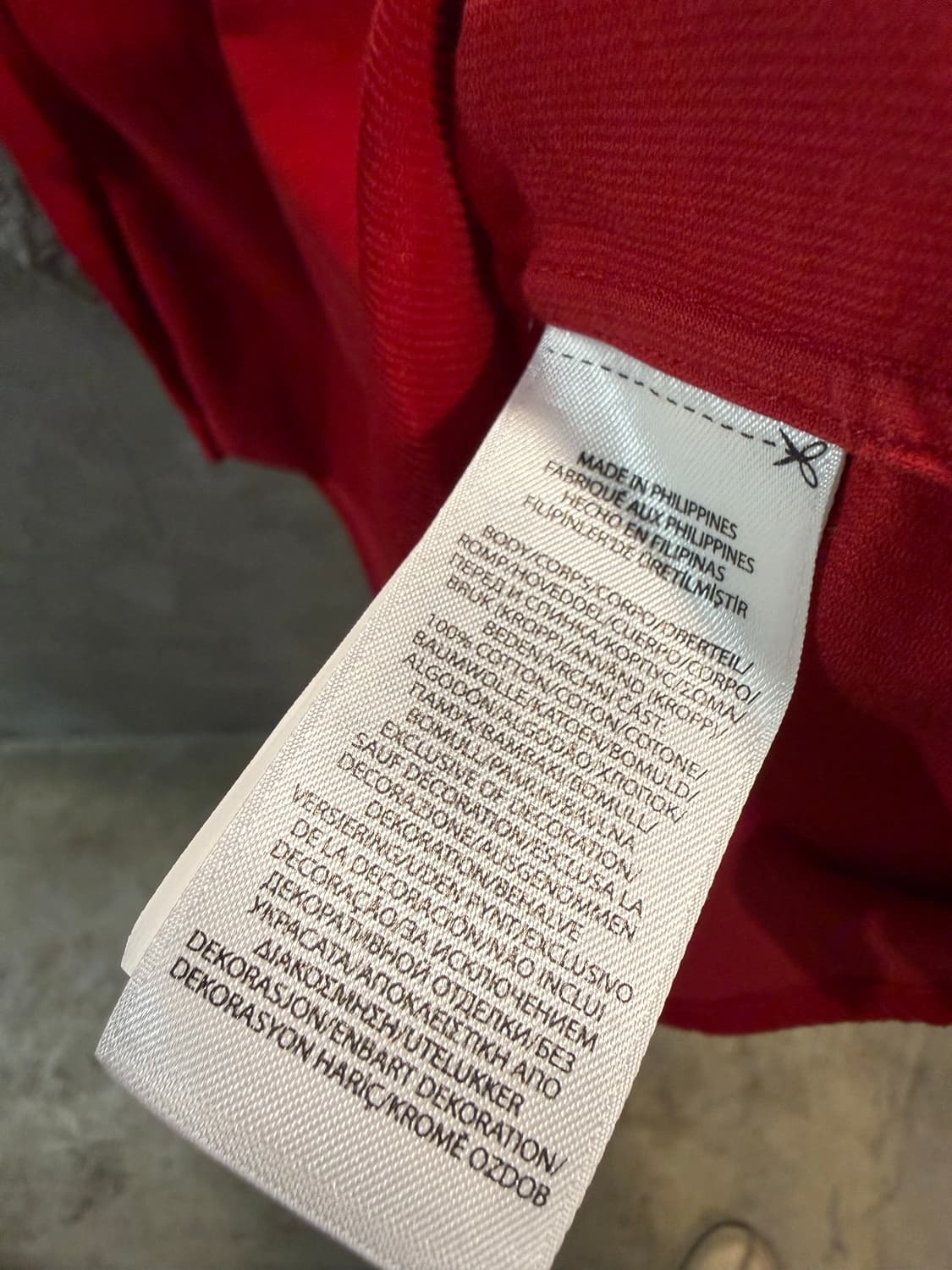 M 폴로 랄프로렌 POLO 클래식핏 코듀로이 버튼다운 셔츠 레드 상품이미지6