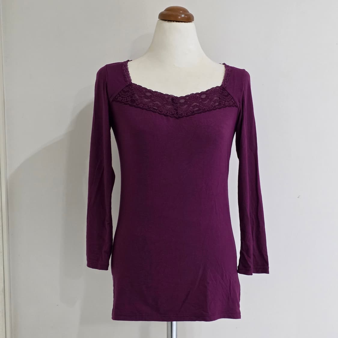 퍼플 레이스 고딕st 슬리브 긴팔티셔츠 상품이미지3