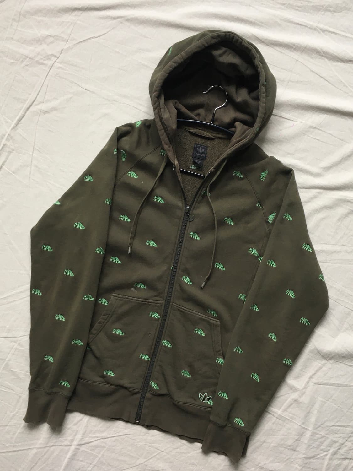 아디다스 그래픽패턴 후드집업 상품이미지3