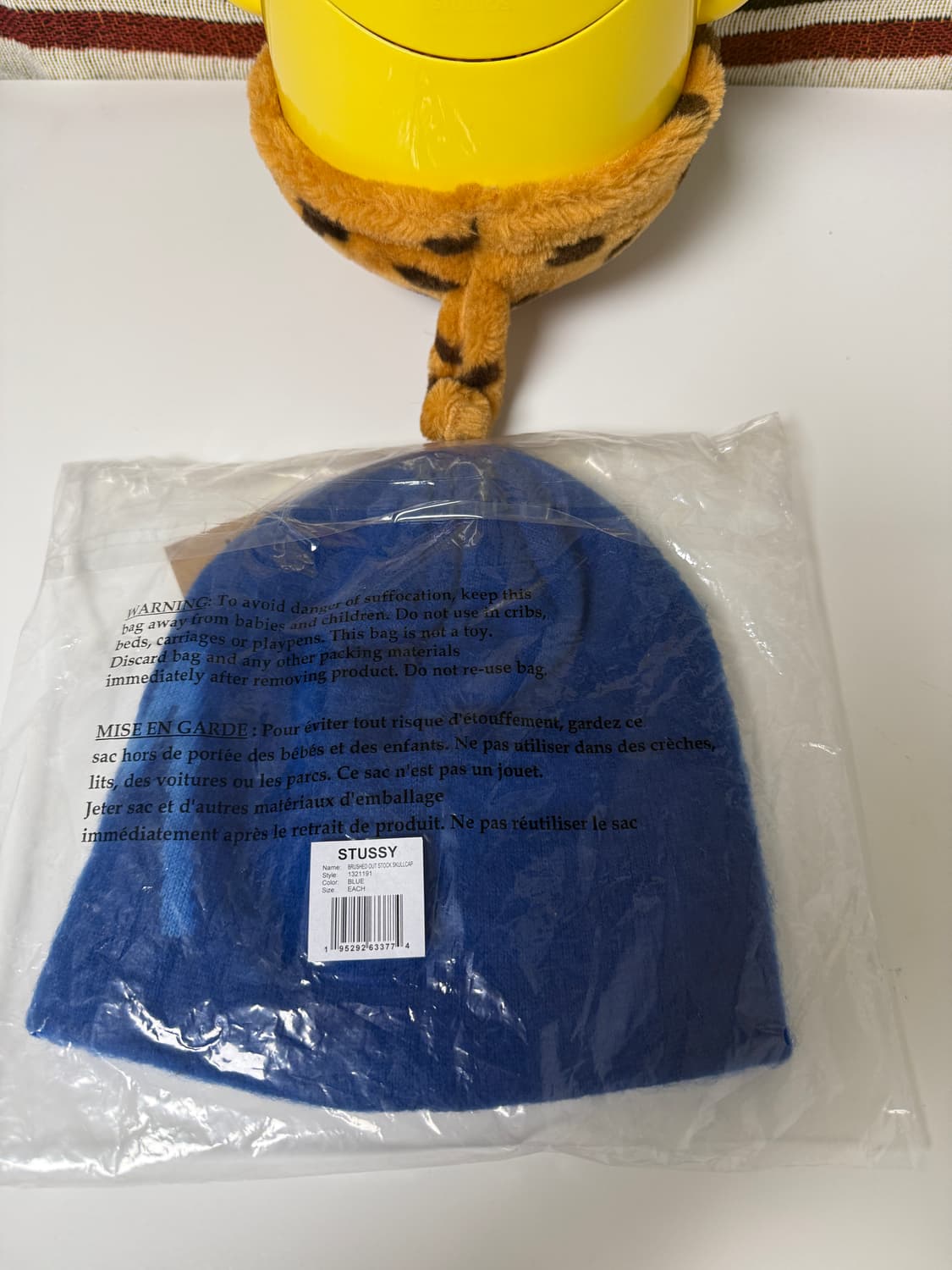 스투시 브러쉬드 아웃 스탁 스컬캡 비니 상품이미지2