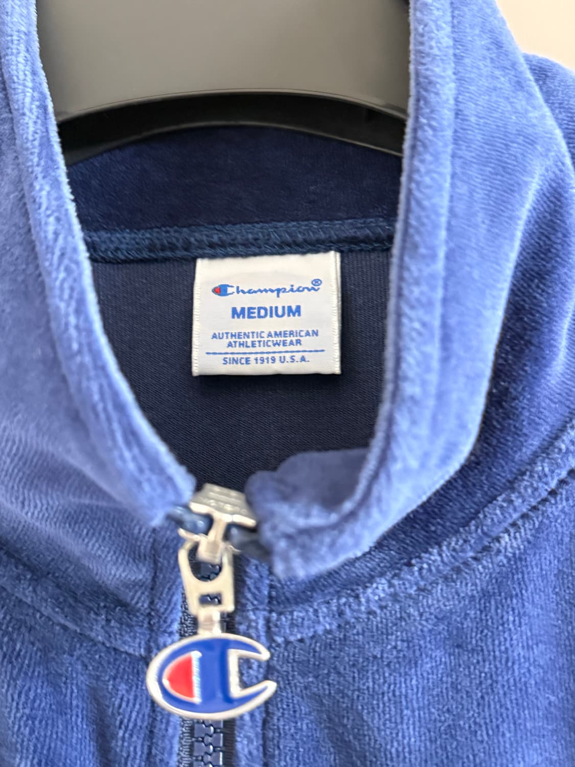 챔피온 벨루어 트랙 자켓, 바지 셋업 상품이미지3