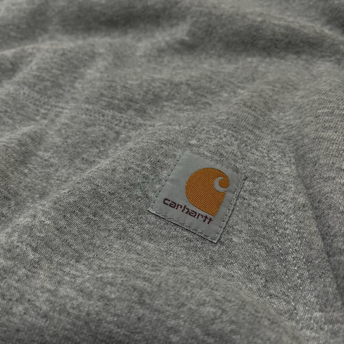 칼하트 WIP 오리지널핏 로고 와펜 기모 후드티 [그레이] S/90 상품이미지5