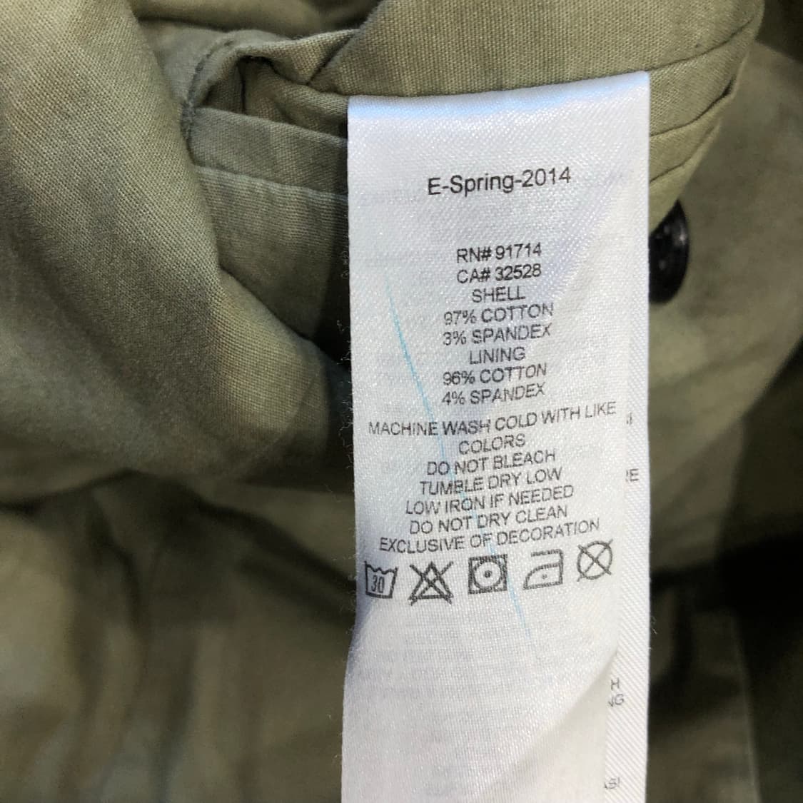 아르마니 익스체인지 밀리터리 쿼드포켓 필드 자켓 상품이미지9