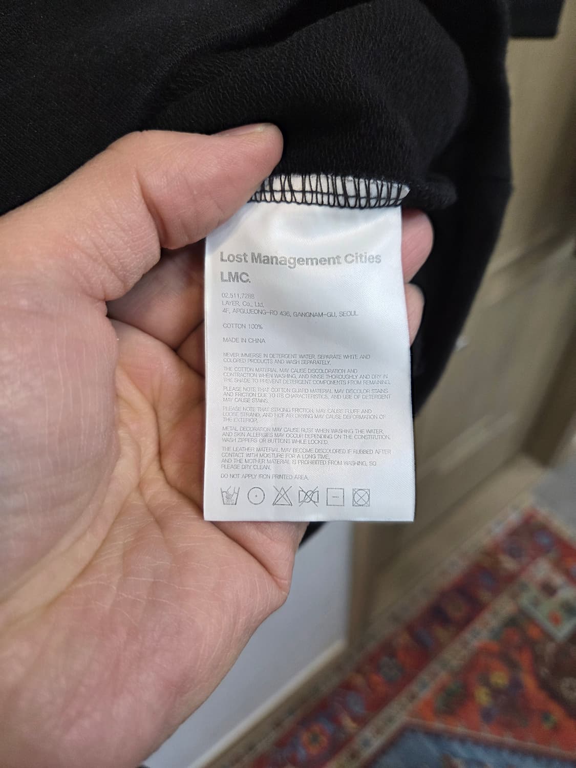 Lmc 스파클링 아이스 로고 맨투맨 L 상품이미지4