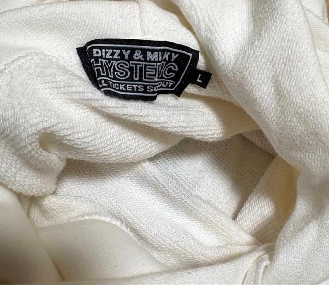 히스테릭 글래머 콘토트 유어셀프 그래픽 후드티 상품이미지4