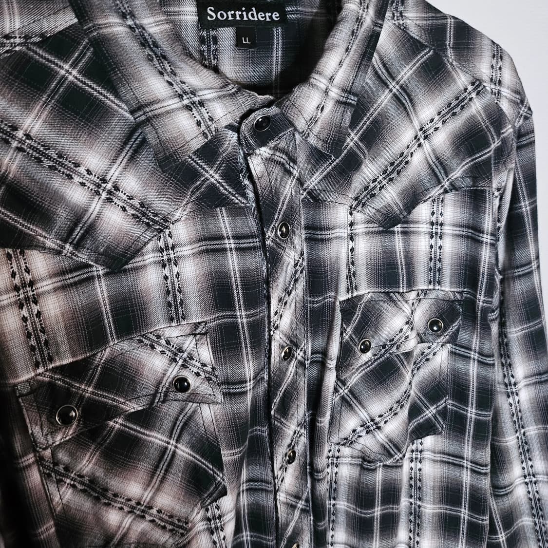 Stitch check pattern shirts 상품이미지3