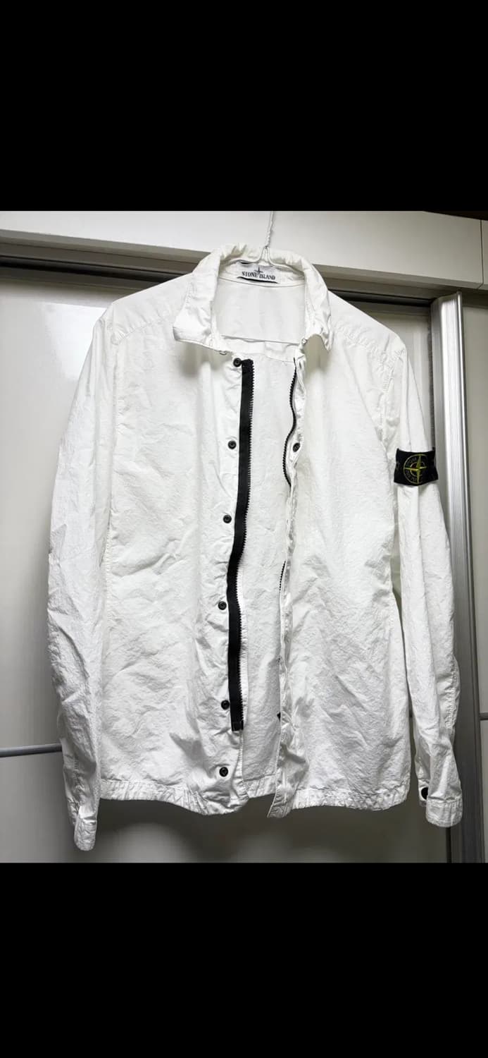 스톤아일랜드 화이트 셔츠 M 상품이미지1