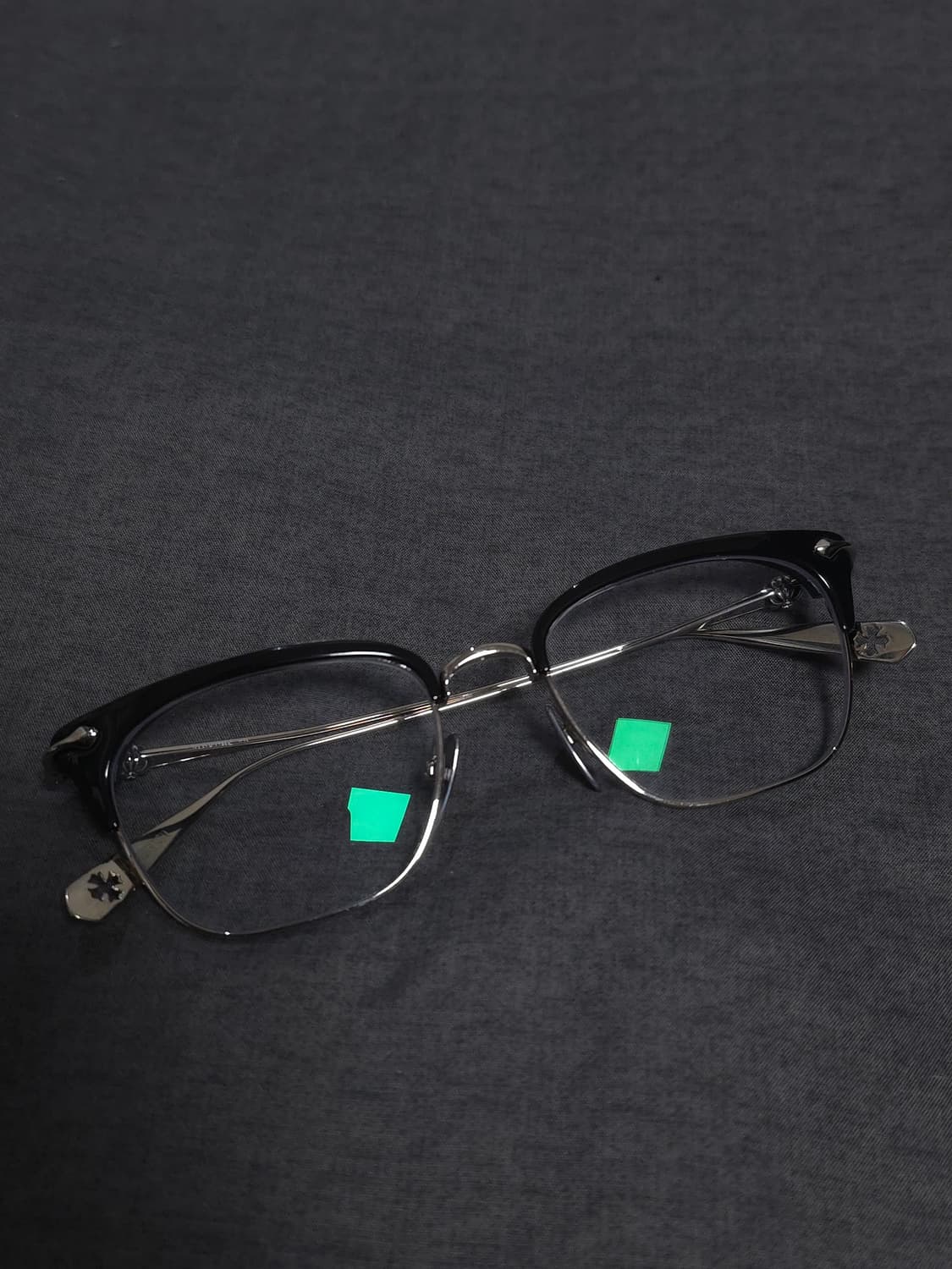 [52] 크롬하츠 슬런트레딕션 안경 실버 블랙 상품이미지3