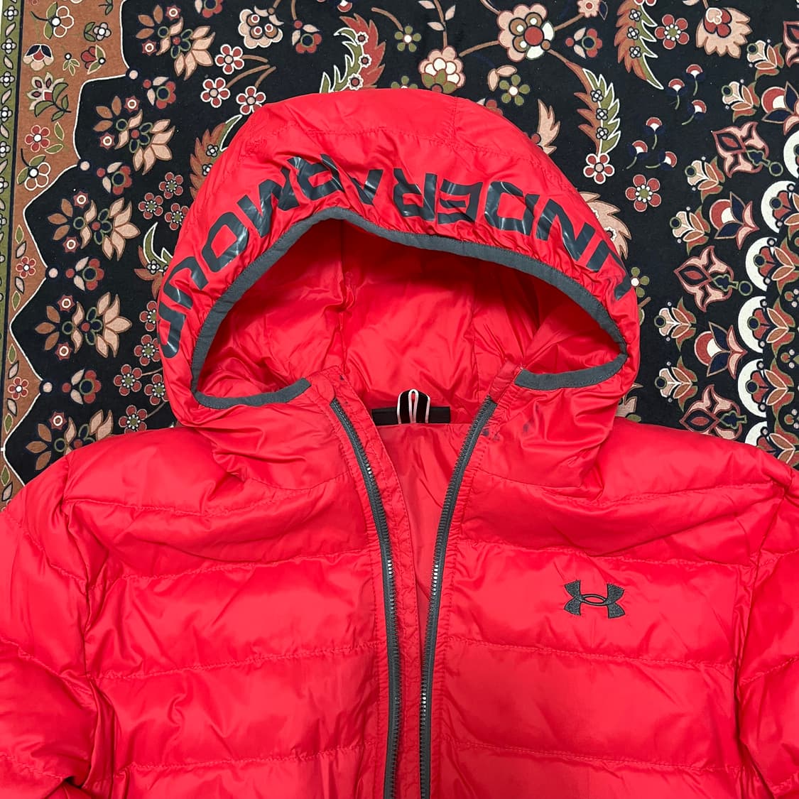 언더아머 덕다운 스톰 후드 경량 패딩 점퍼 160 상품이미지2