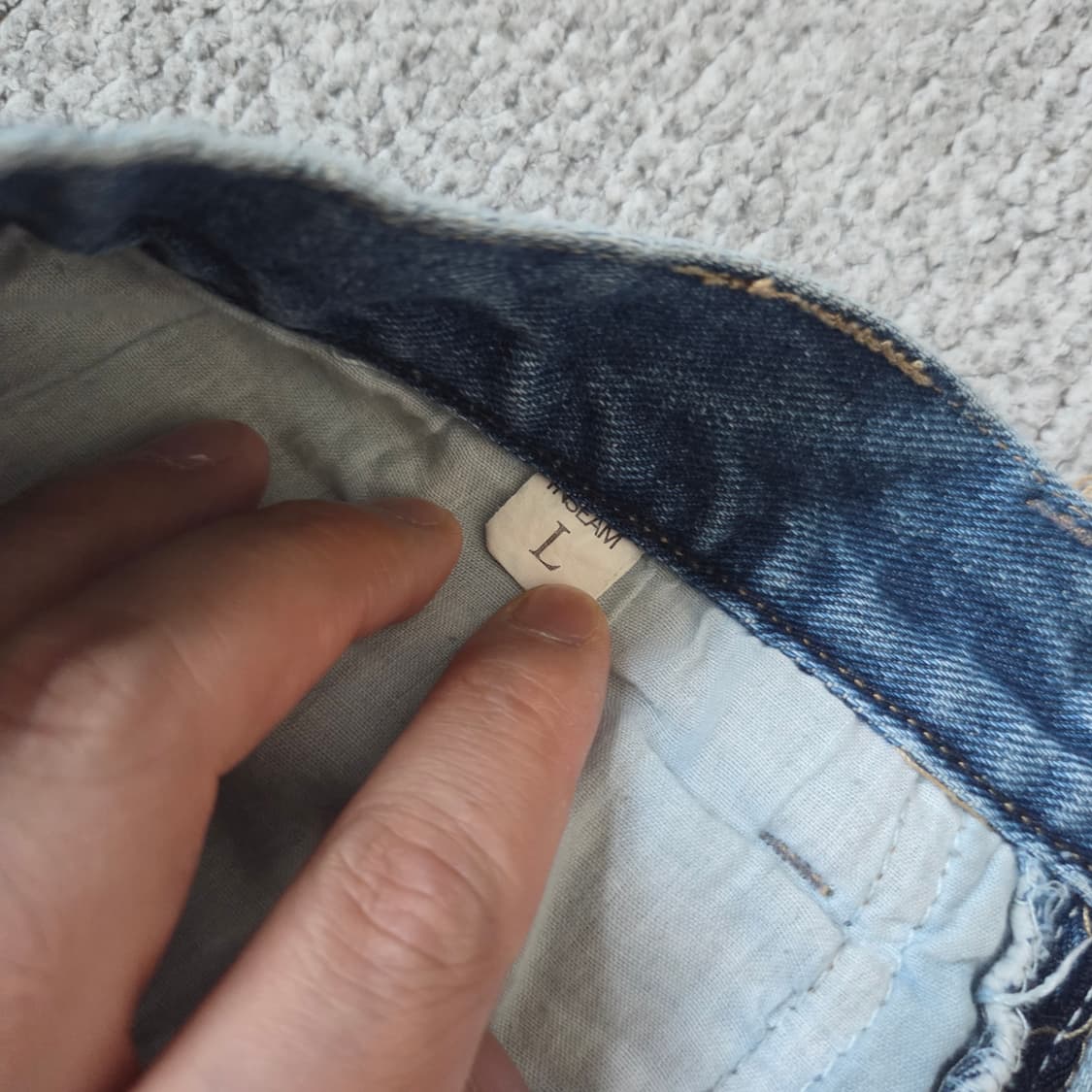 Moonsun 문선 데님 롱 스커트 25-26size 상품이미지4