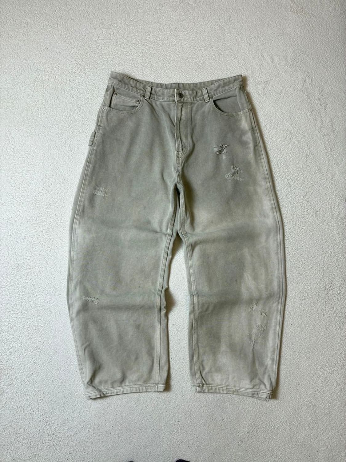 쿠어 COOR 오버 다잉 카펜터 피그먼트 데님 팬츠 PN7653 상품이미지1