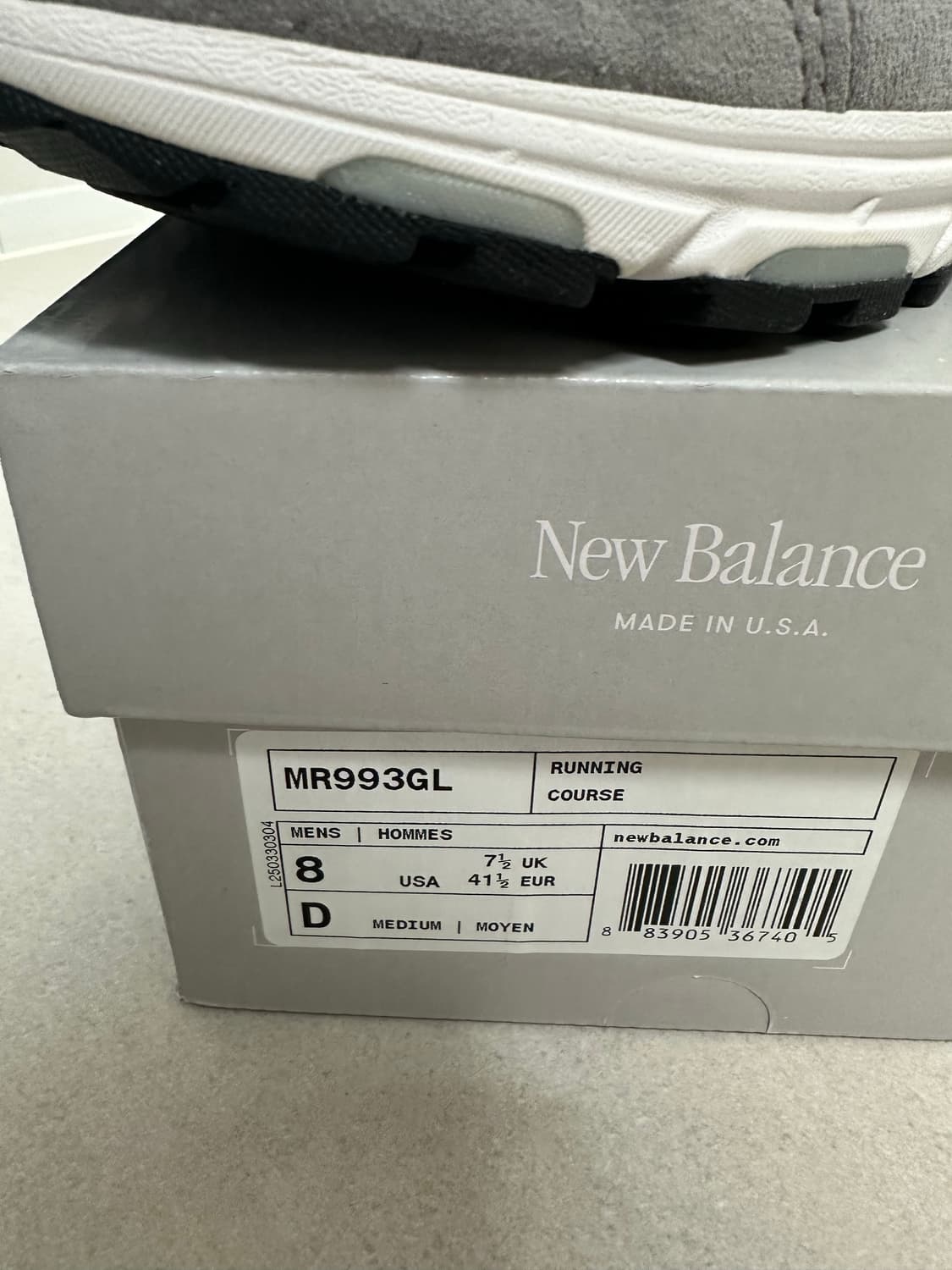 뉴발란스 993 그레이 260 상품이미지3