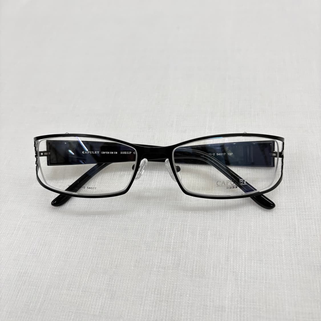 CAPULET 블랙 스퀘어 빈티지안경 상품이미지7