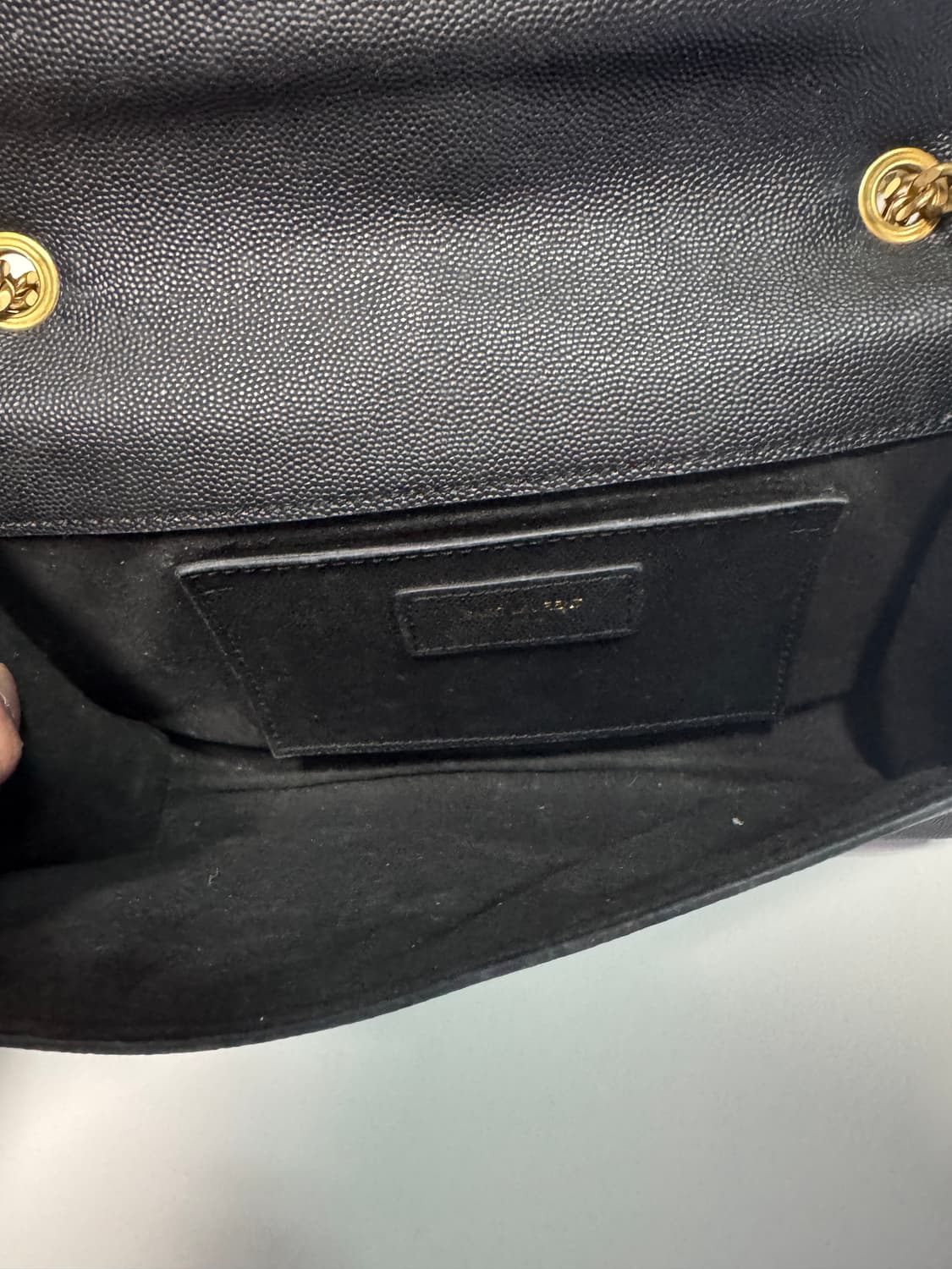 생로랑 YSL 금장 체인 숄더백 + 파우치 상품이미지9