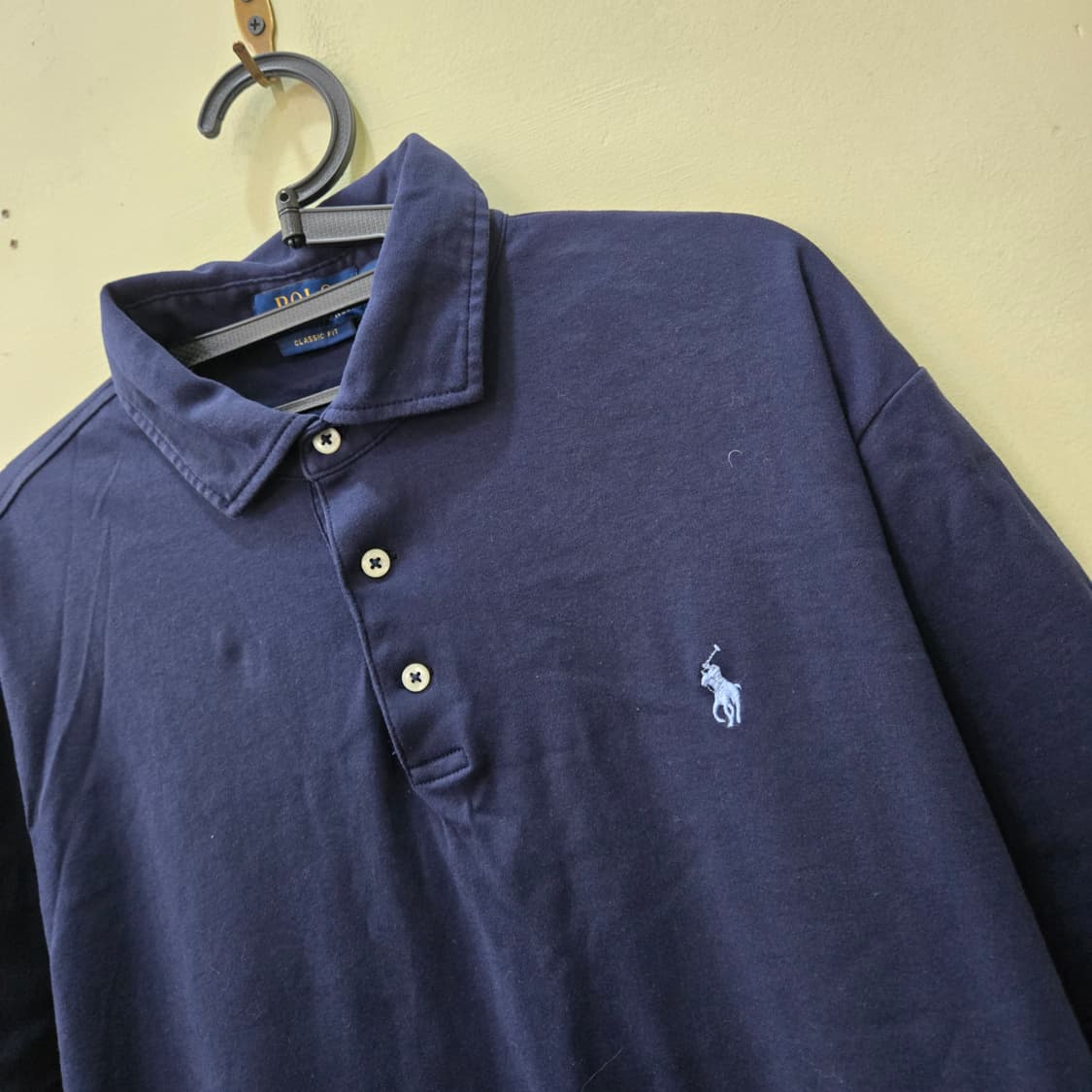 [L] Polo Ralph Lauren 클래식핏 반팔 폴로셔츠 (네이비) 상품이미지2