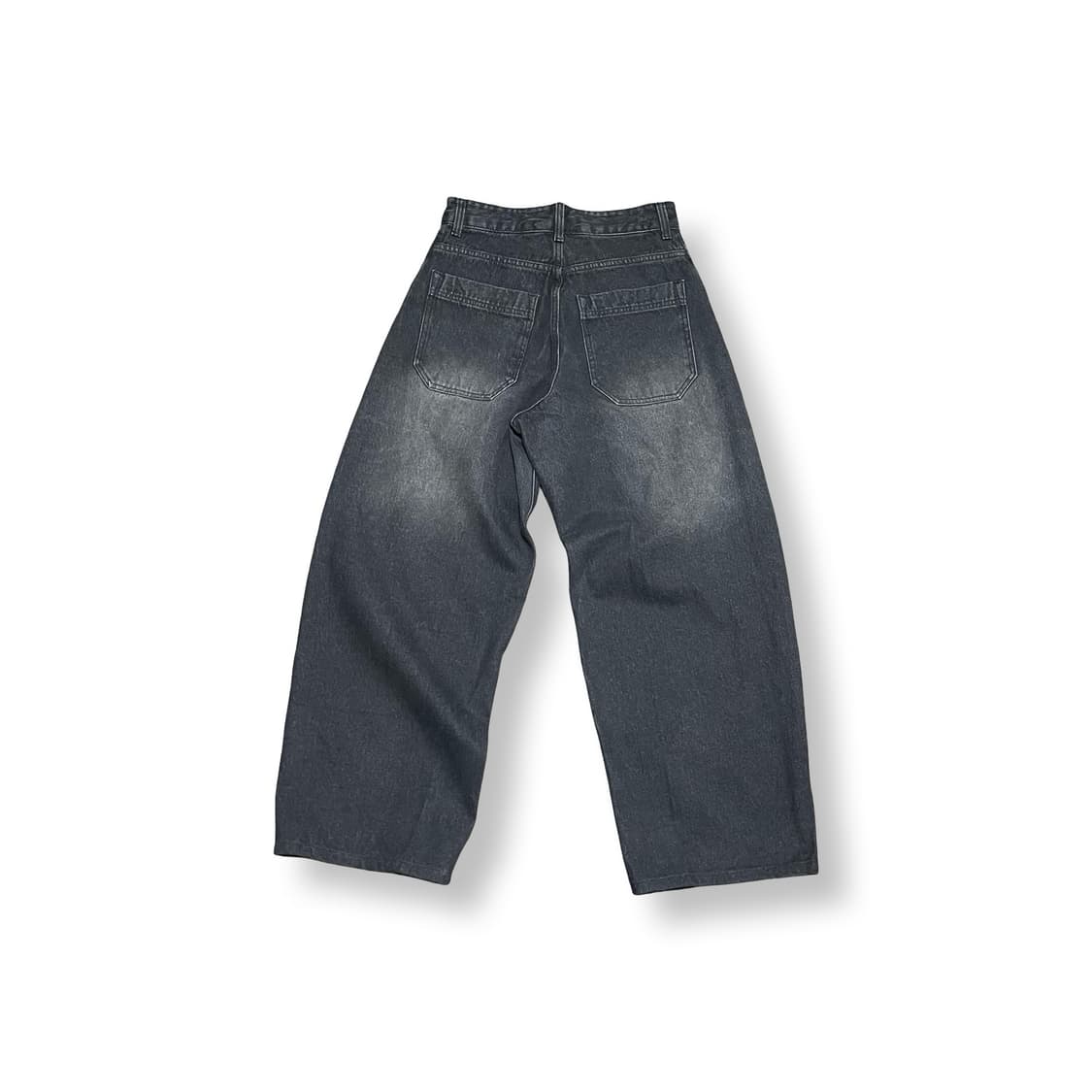 [30] 비긴202 블랙 워싱 와이드 데님 벌룬팬츠 상품이미지3