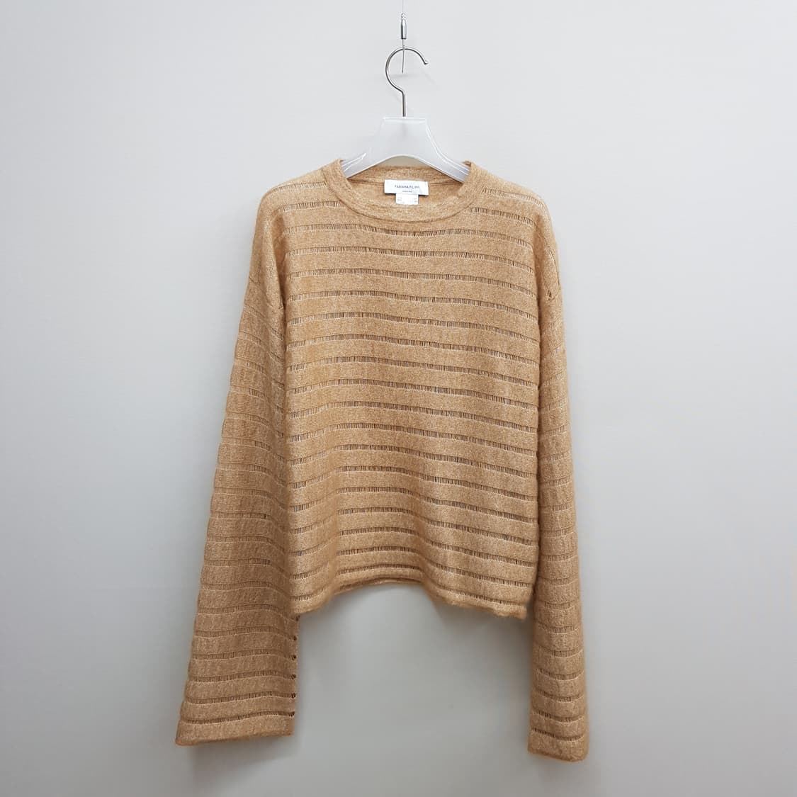 파비아나 필리피 알파카 코튼 시스루 스트라이프 니트 XS사이즈 상품이미지3