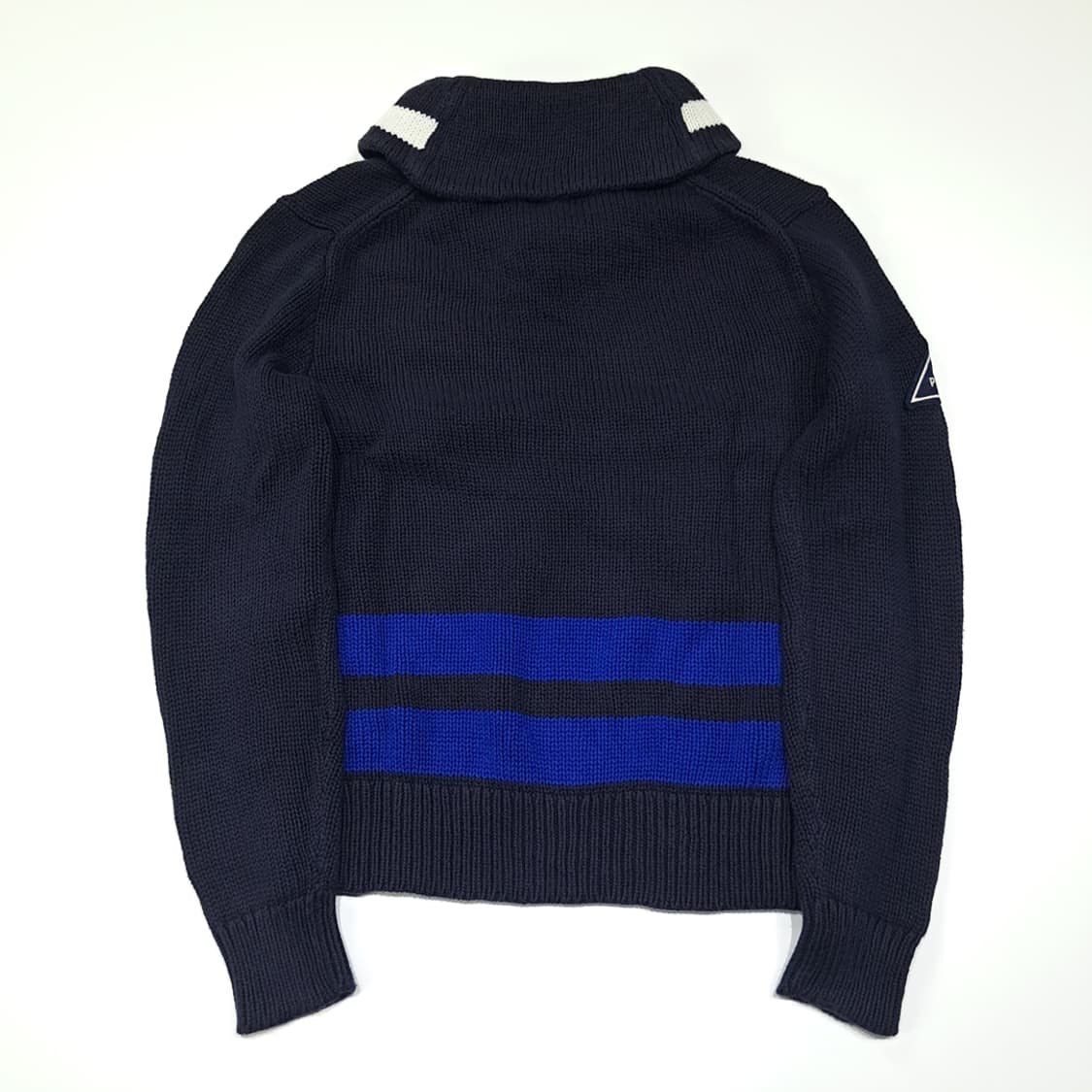 CL150 폴로 코튼 스키패트롤 빅포니 네이비 숄카라 니트 스웨터 상품이미지7