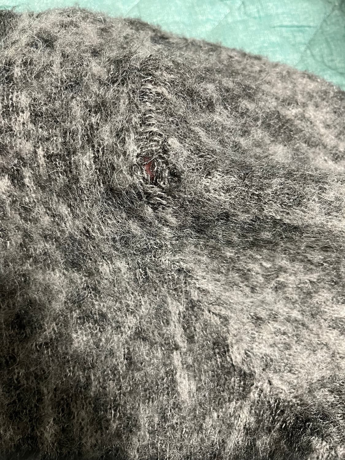 네이버후드 레오파드 모헤어 가디건 m size  상품이미지9