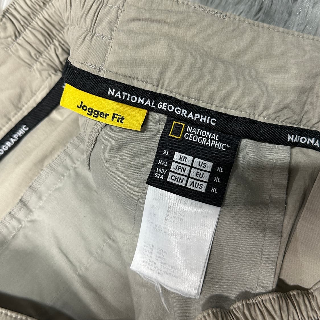 내셔널지오그래픽 우븐 카고 조거팬츠 XL 상품이미지5