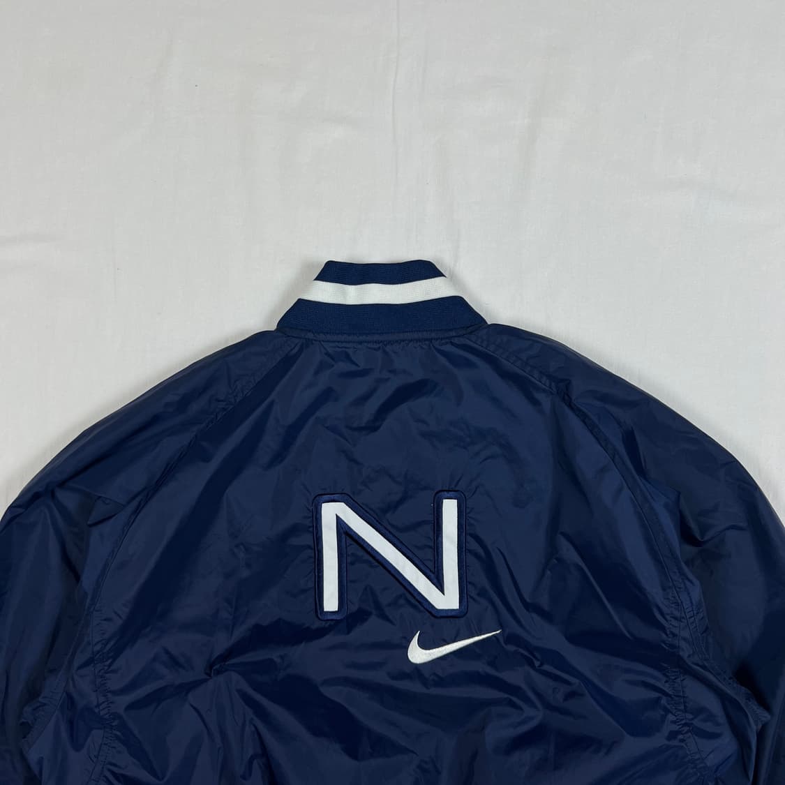 90‘s 나이키 nike N 로고 나일론 바시티자켓 상품이미지6