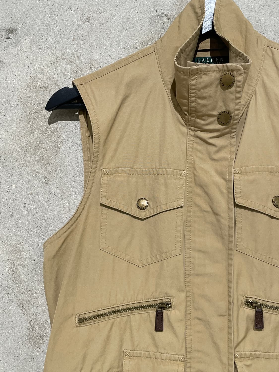 로렌 랄프 로렌 베이지 테크 웨어 헌팅 베스트 상품이미지2