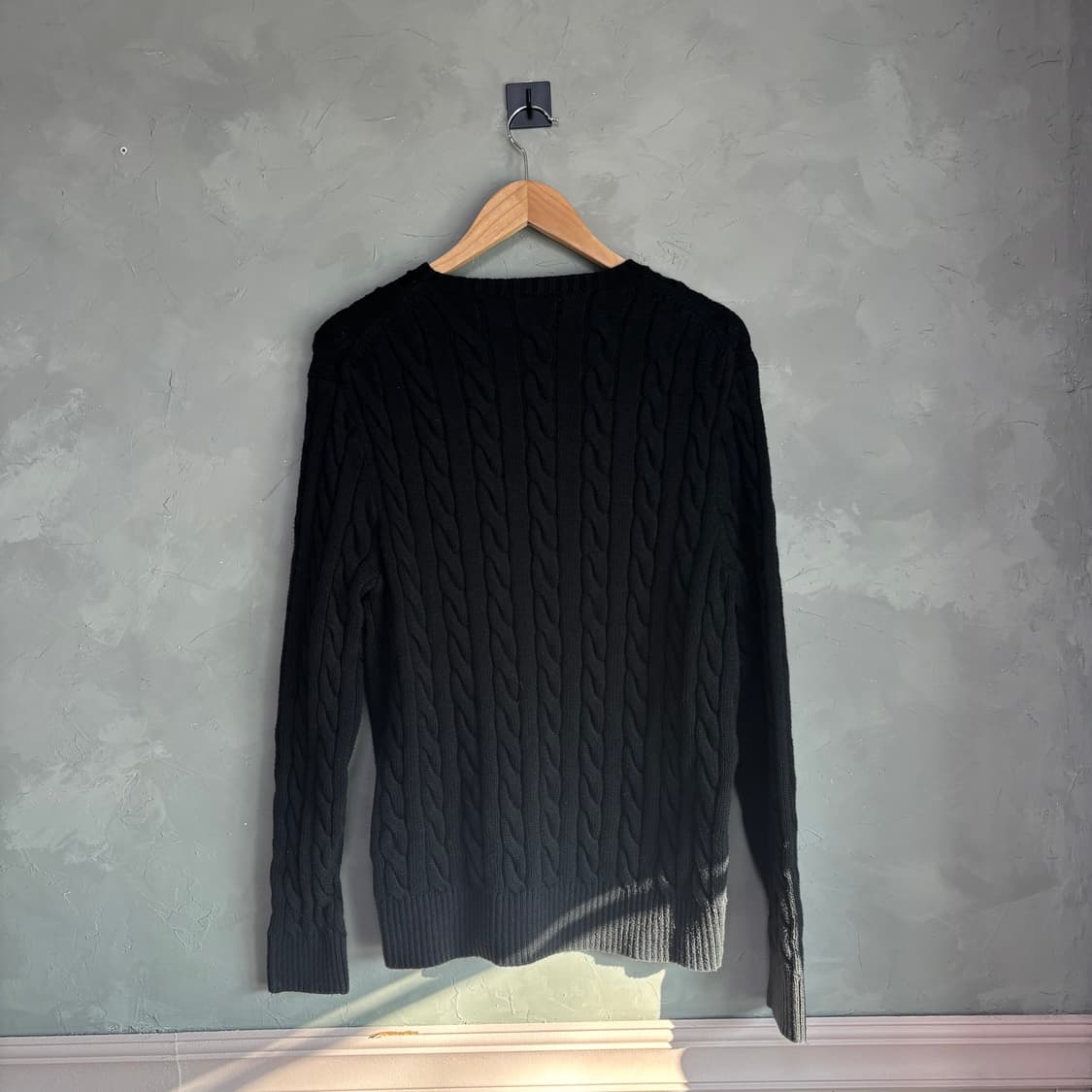 폴로 랄프로렌 꽈배기 니트 블랙 상품이미지5