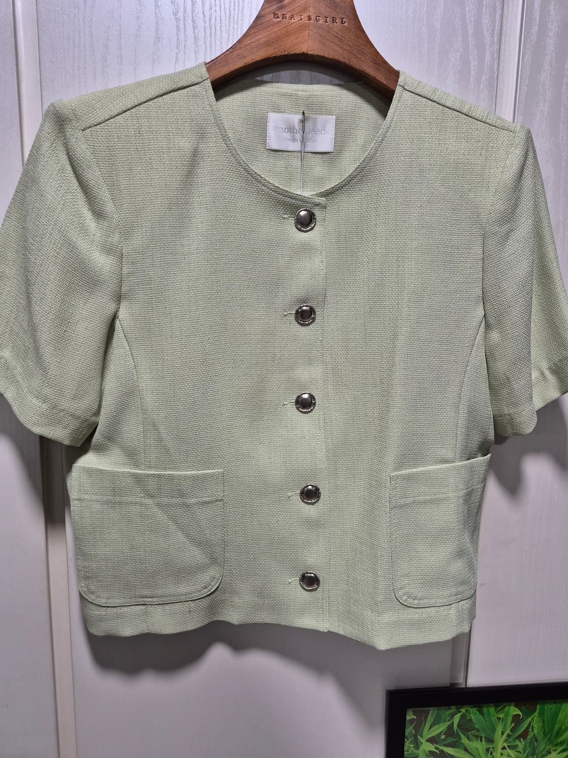 (세일)(새상품)jellpe 반팔 자켓 메로나색상 상품이미지5