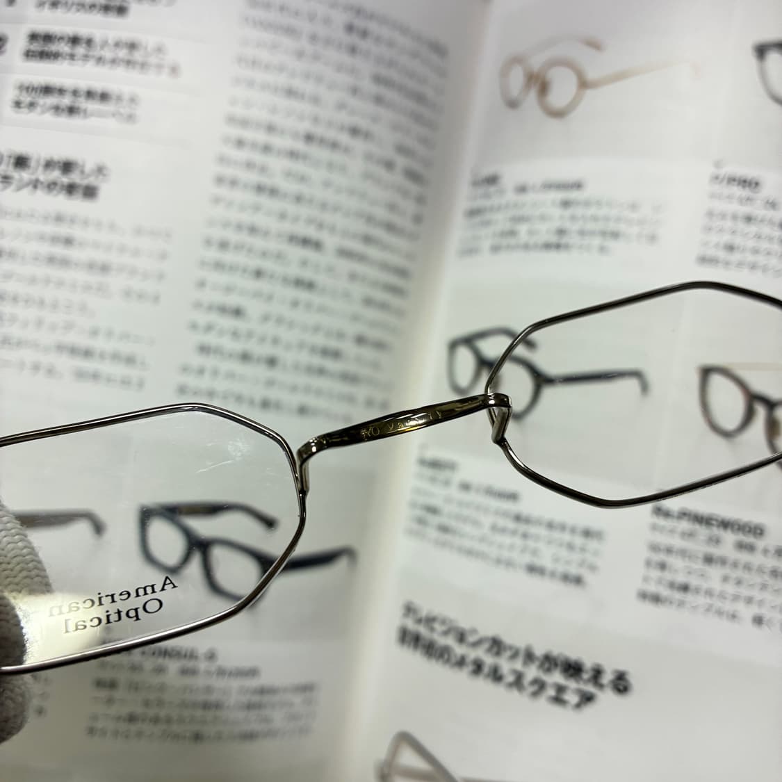 AMERICAN OPTICAL 아메리칸 옵티컬 새들브릿지 실버 안경 상품이미지6