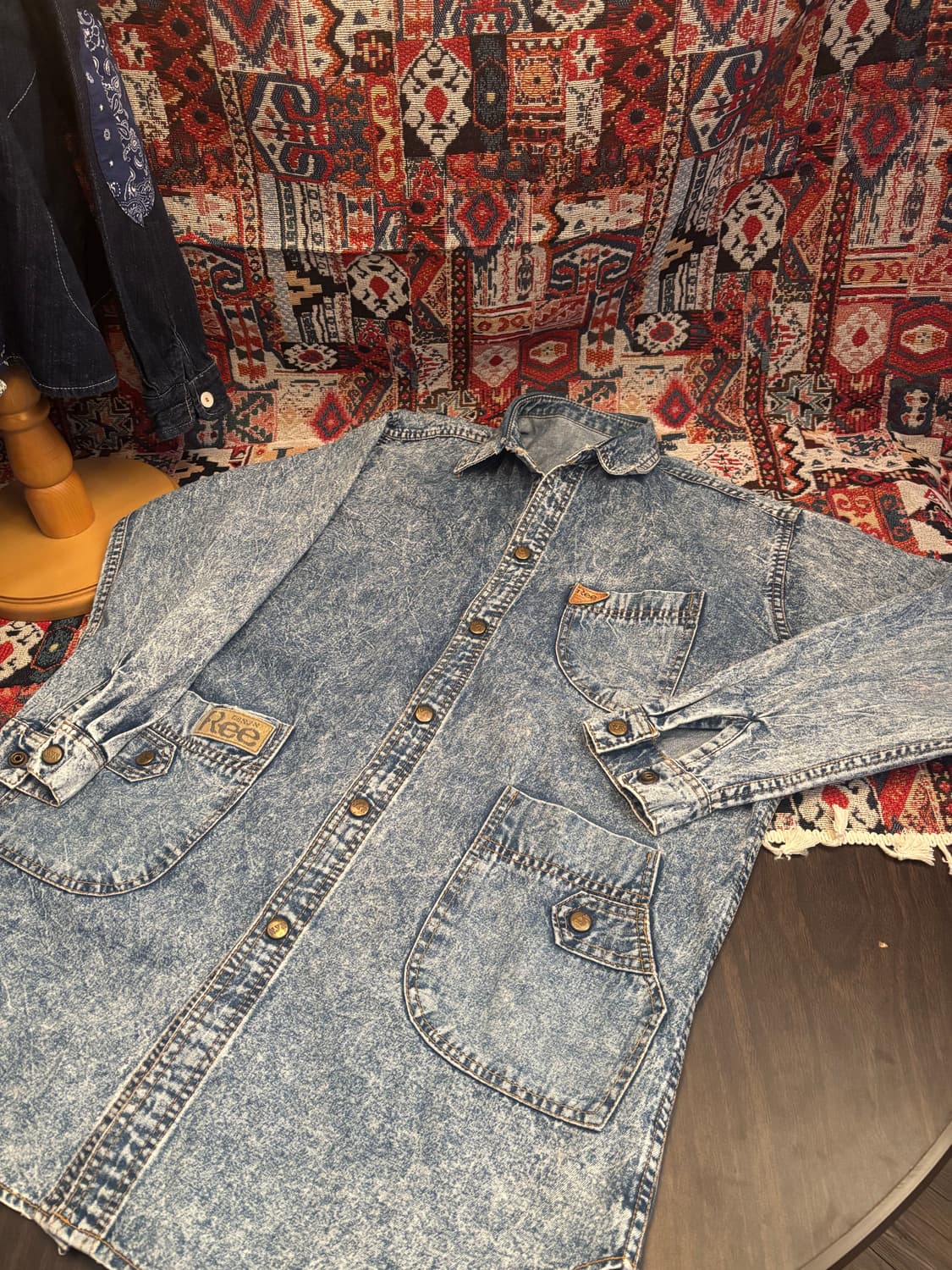Lee 80s Vintage Acid Washing denim 상품이미지1