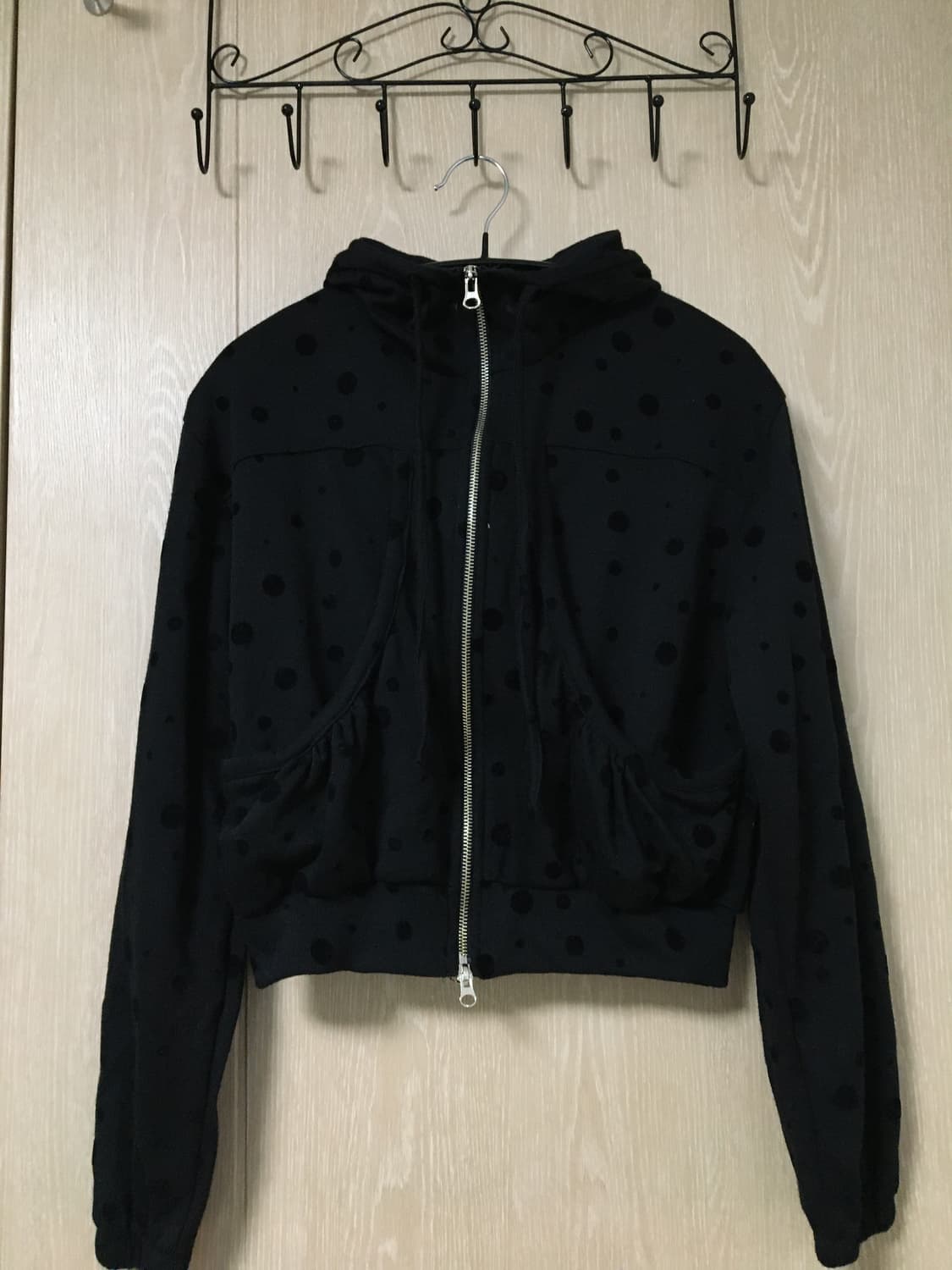 도트 후드집업 상품이미지1