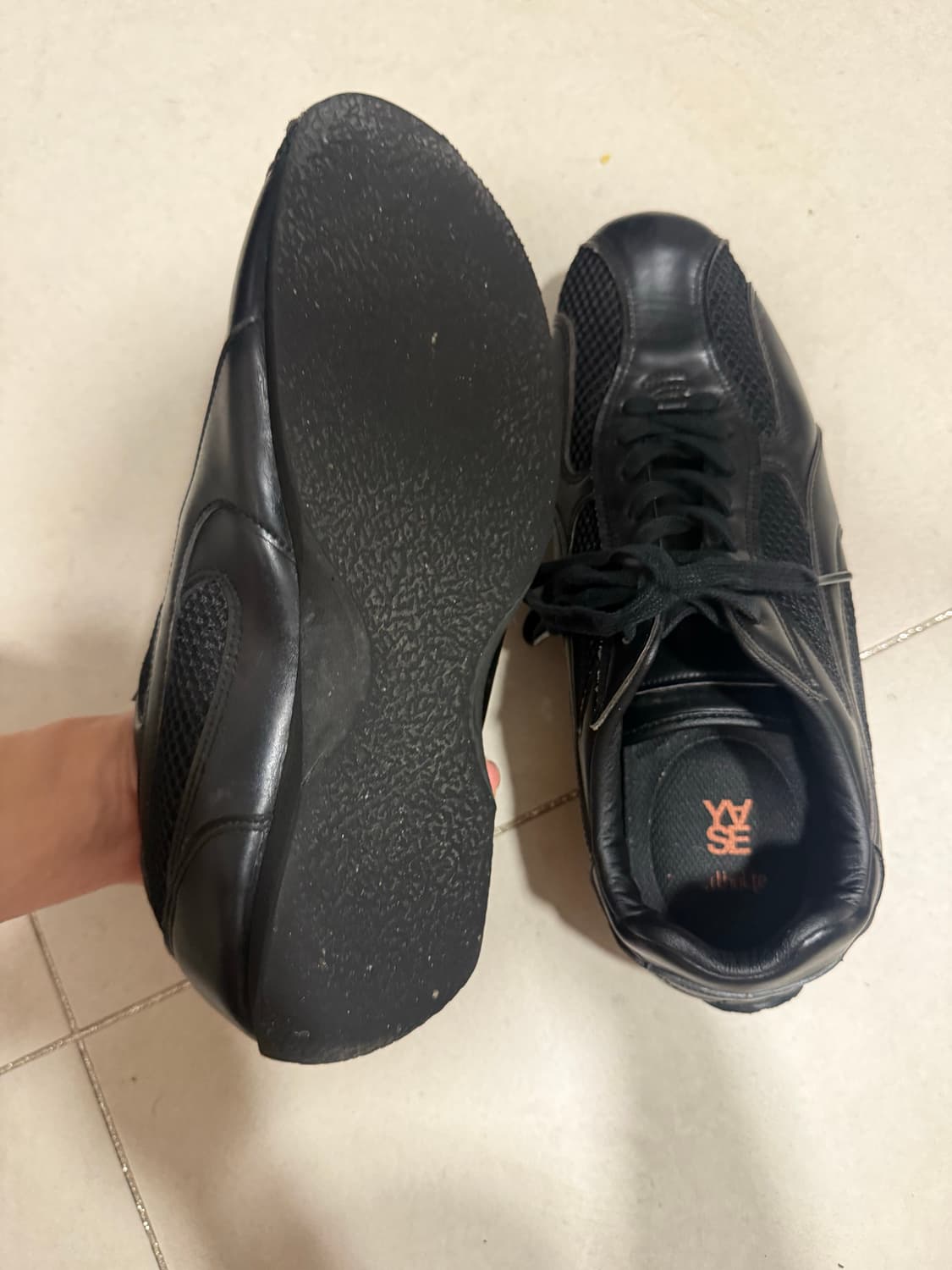 야세 스파이더 레더 블랙 (270)  상품이미지3