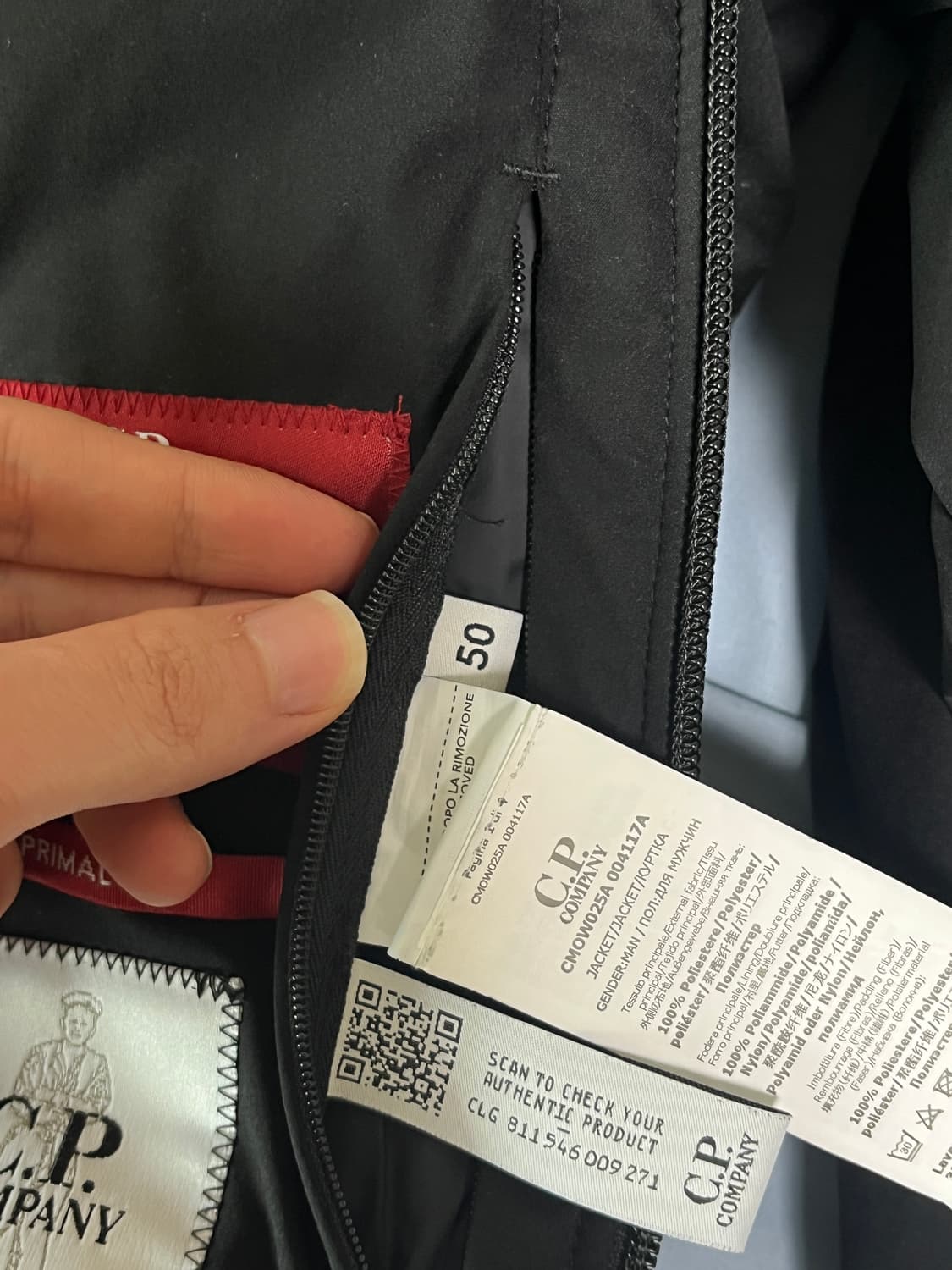 CP컴퍼니 경량패딩 50사이즈 상품이미지5