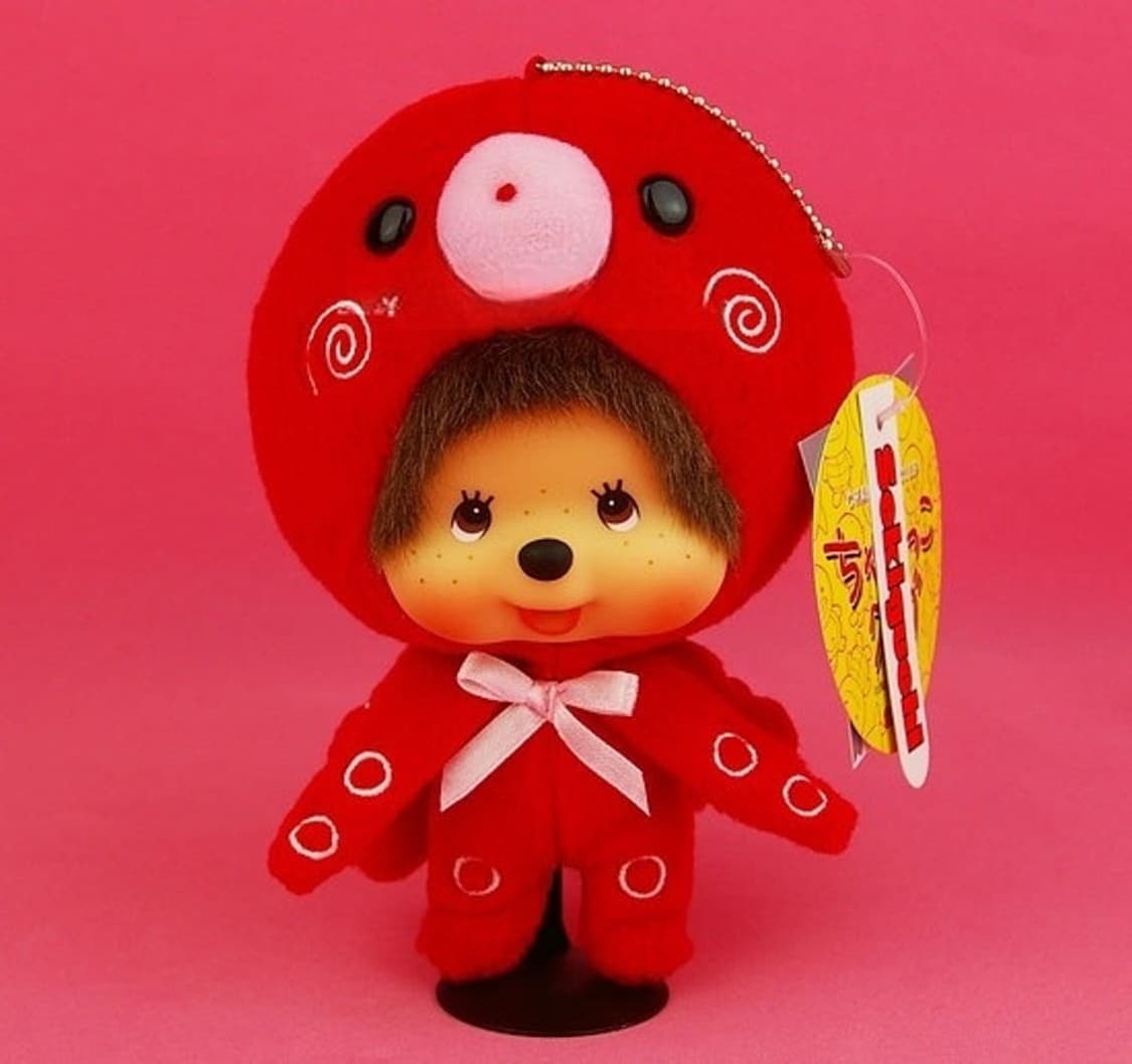 몬치치 차메코 문어 대두 키링 상품이미지1