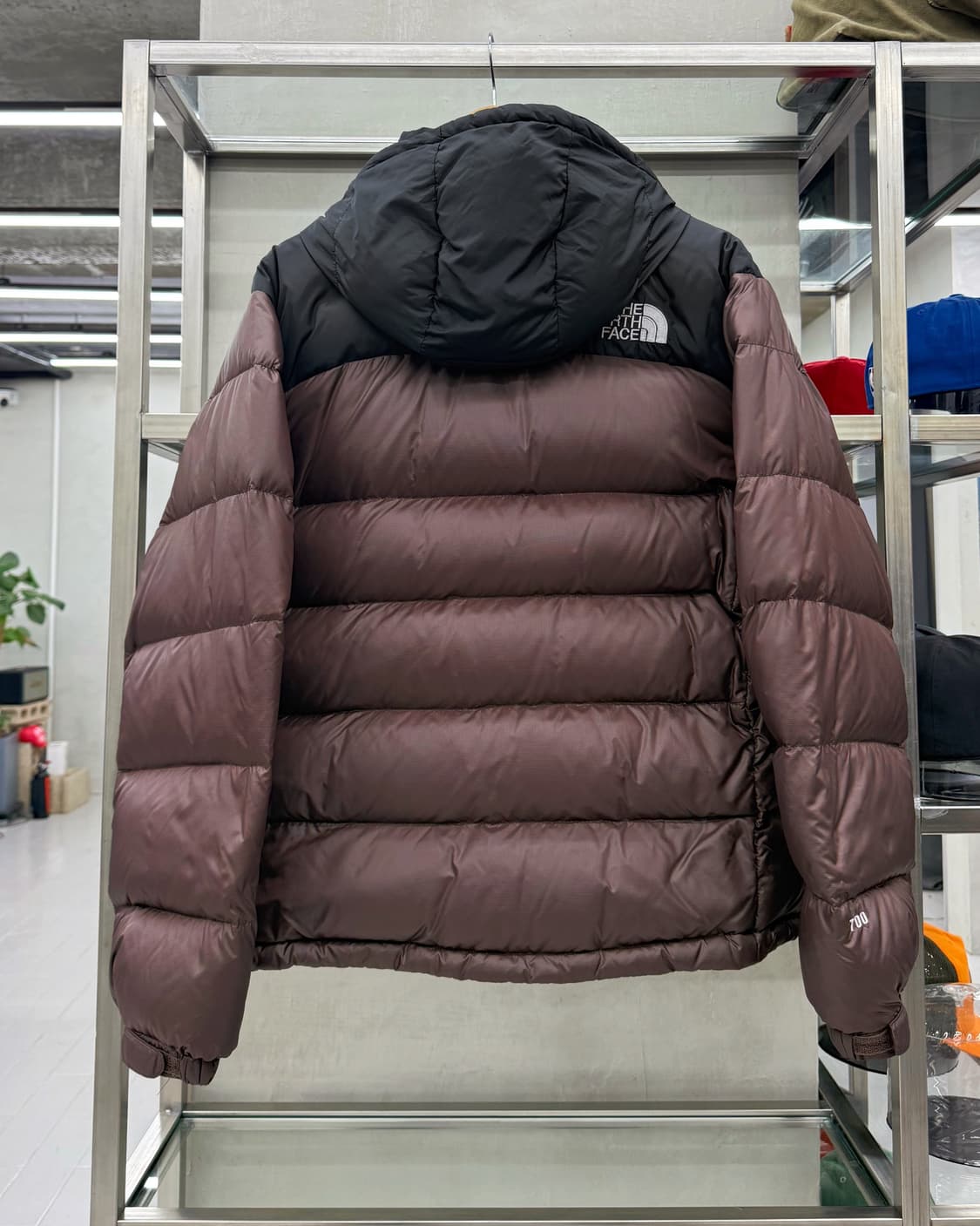 노스페이스 700 초코브라운 눕시 구스다운 점퍼 상품이미지3