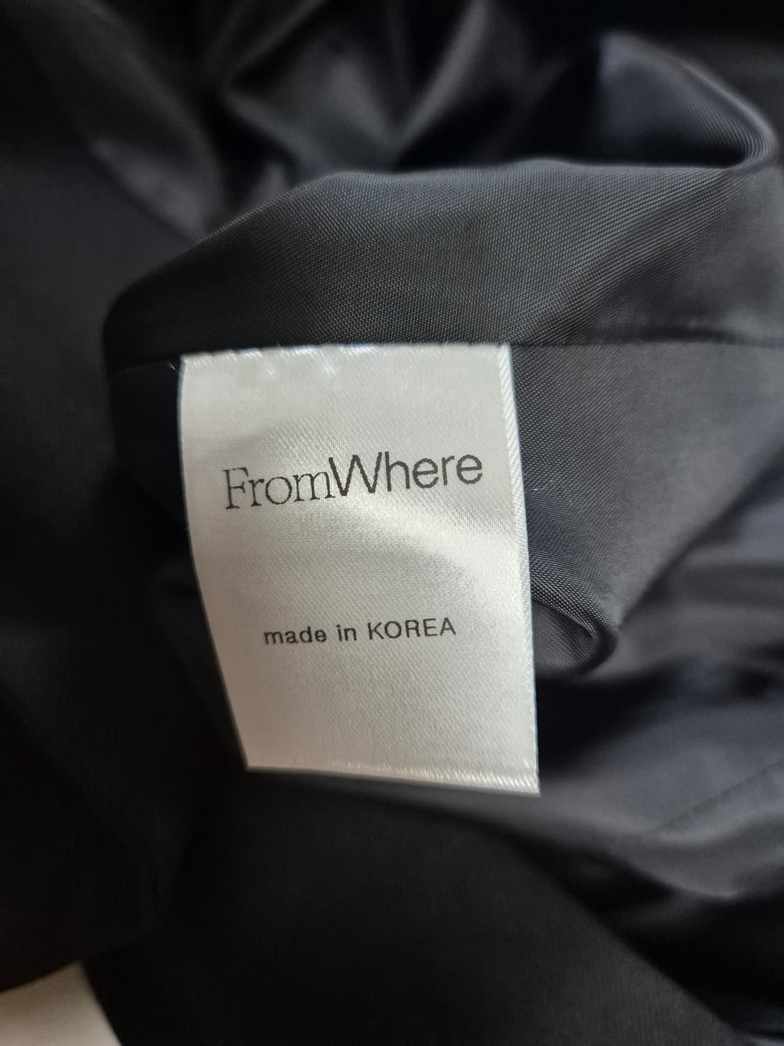 FROMWHERE 프롬웨얼 Oversized wool single coa 상품이미지9