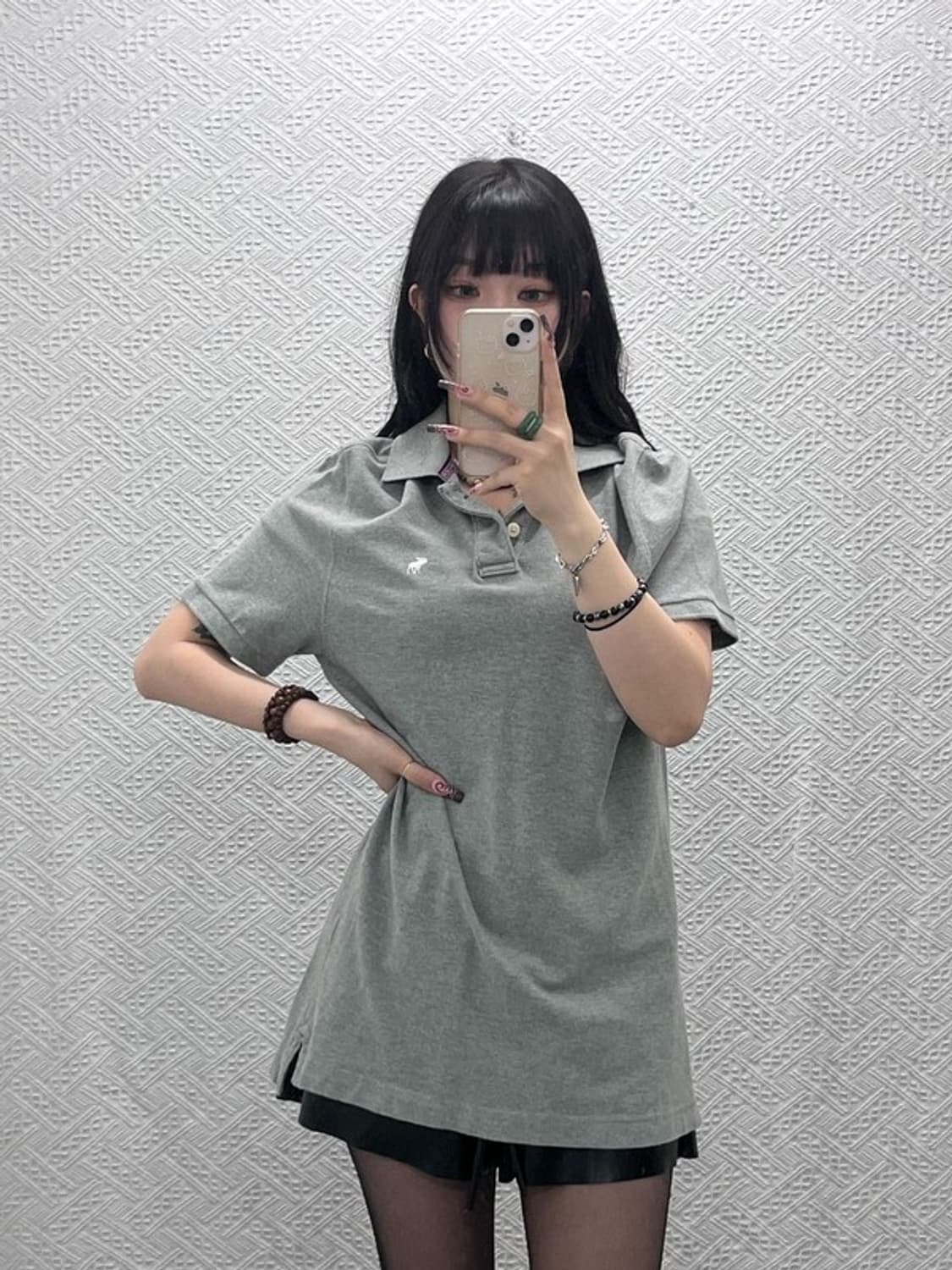 아베크롬비 빈티지 모던 캐주얼 카라 반팔티 XL C12071 상품이미지1