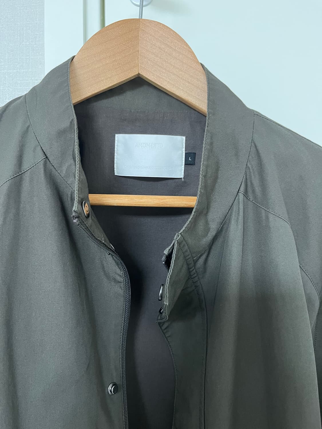 아모멘토 레글런 집 점퍼 브라운 L 상품이미지3