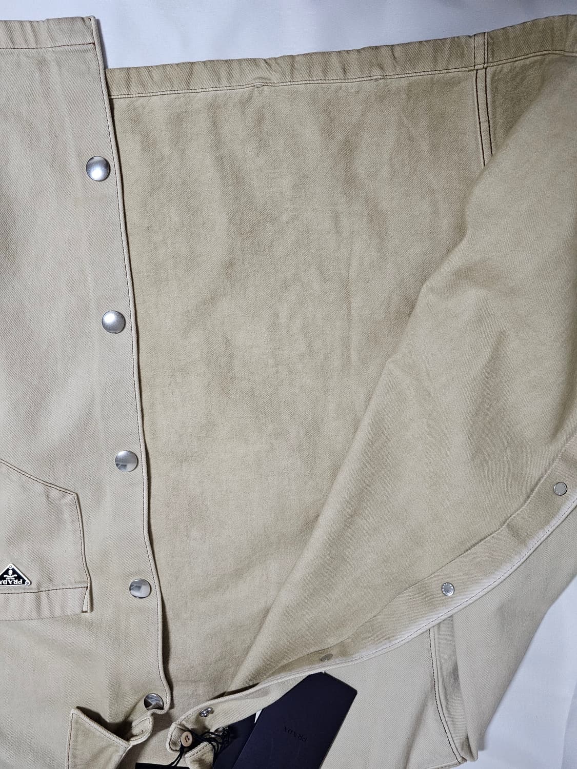 (새상품)프라다 데님 위싱 셔츠자켓 상품이미지5