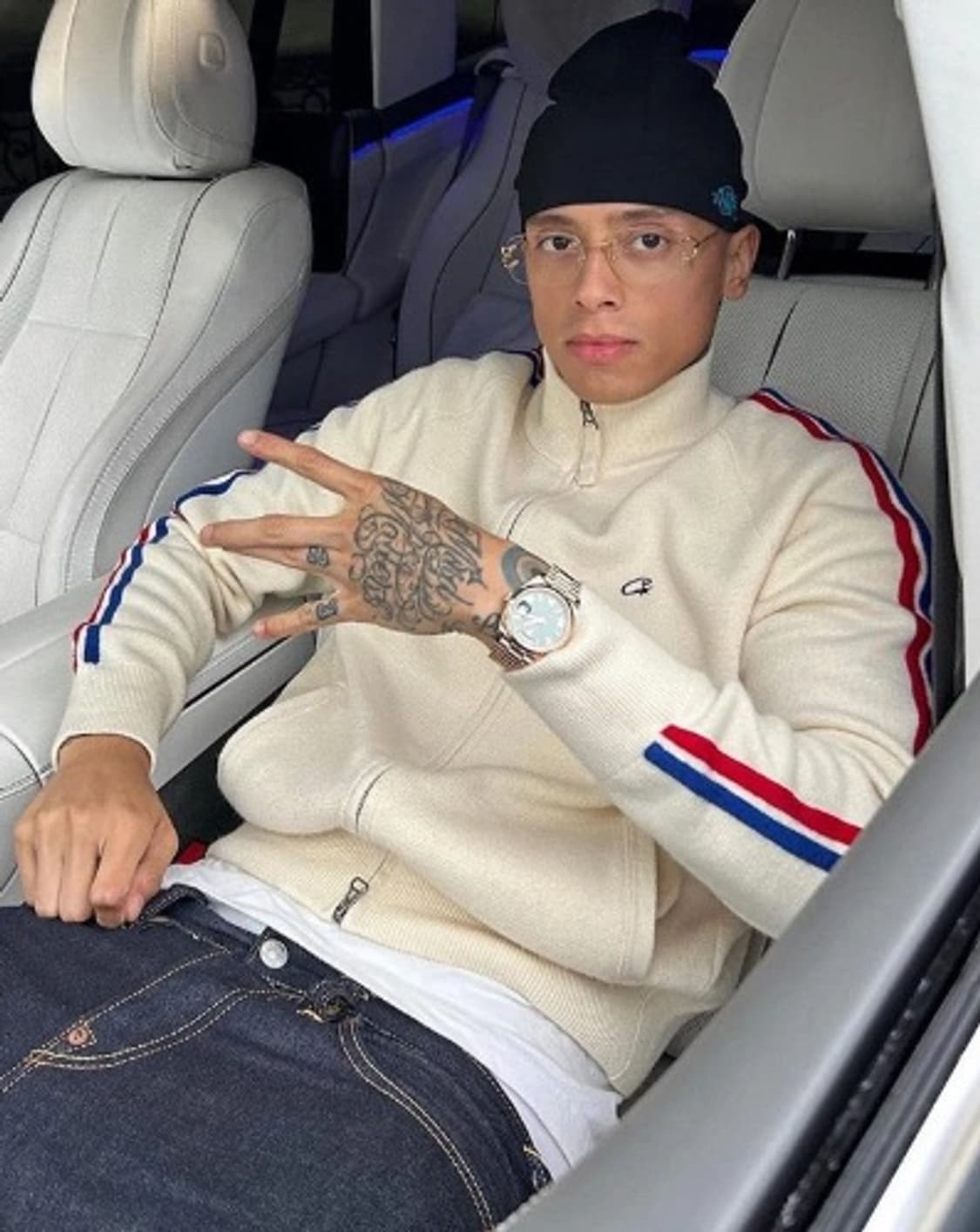 센트럴 씨 코르테이즈 VVS 니트 집업 크림 상품이미지2