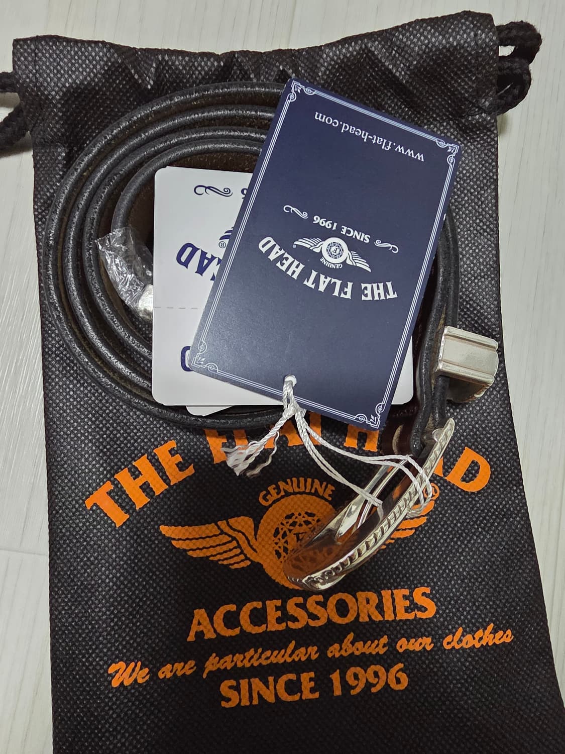 The flat head 플랫헤드 웨스턴 벨트 36 상품이미지1