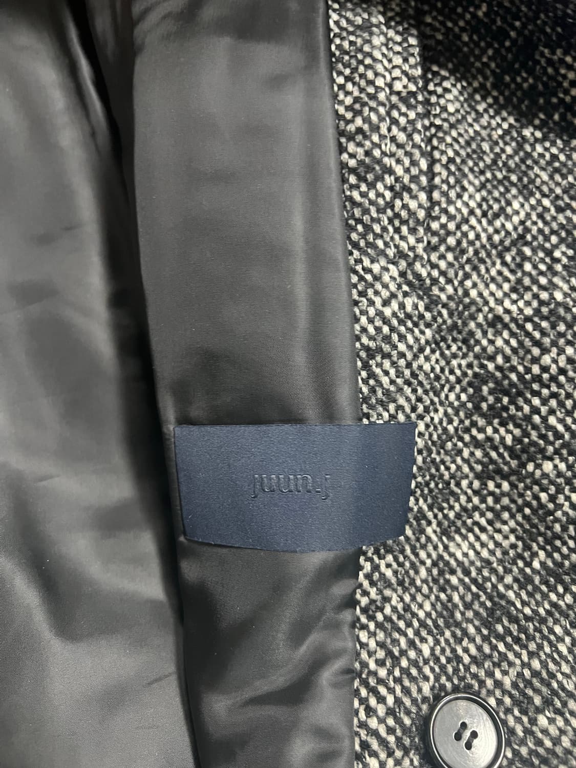 준지 패딩 모직 더블 코트 상품이미지3