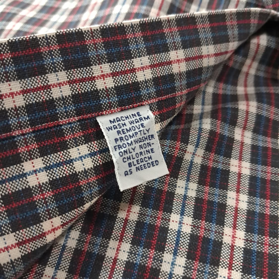 CK716 XL 폴로 90s 빅셔츠 스몰 레트로 타탄체크 셔츠남방 상품이미지5